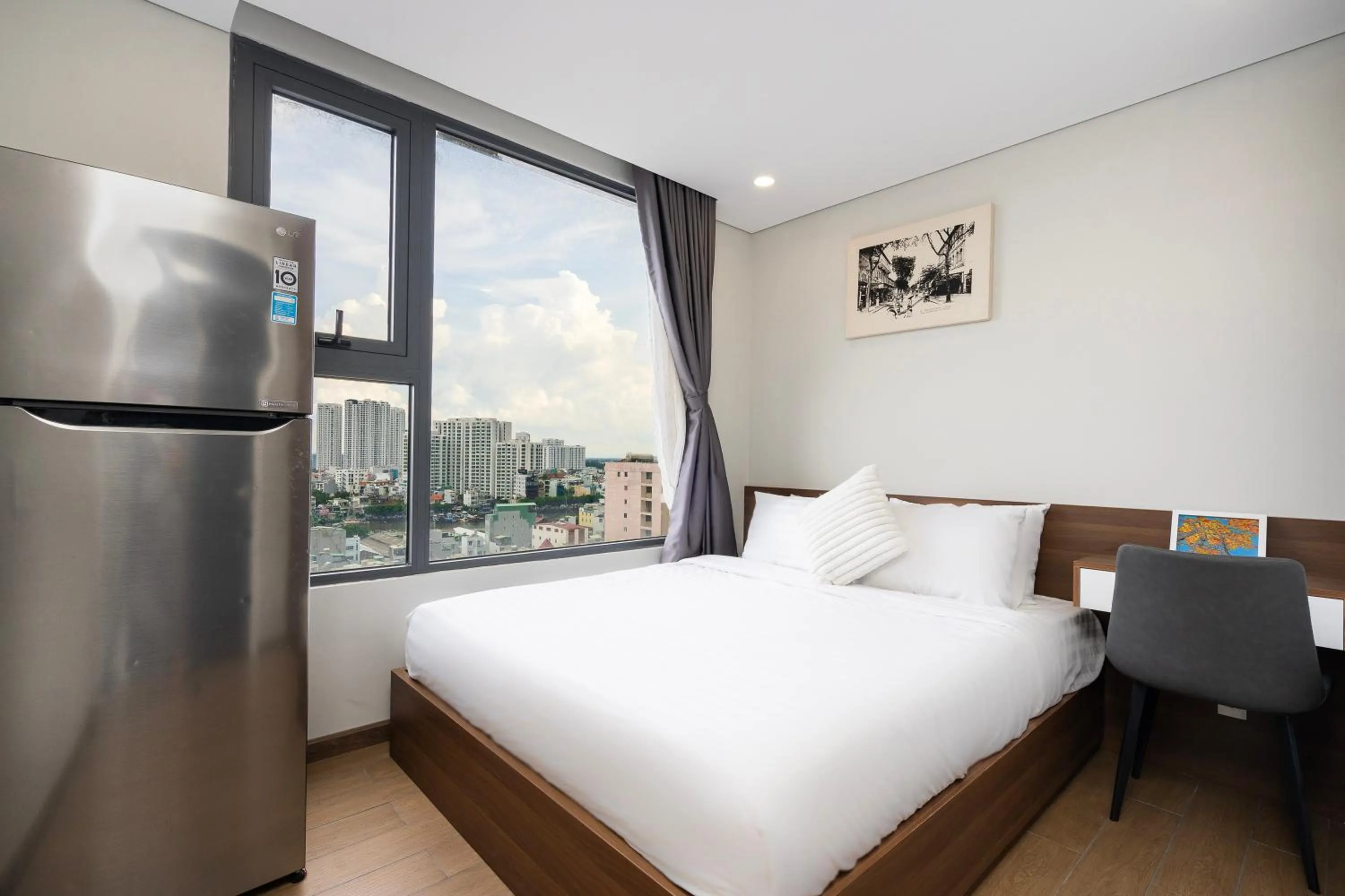 Bed in Great View Vinh Hoi Apartment