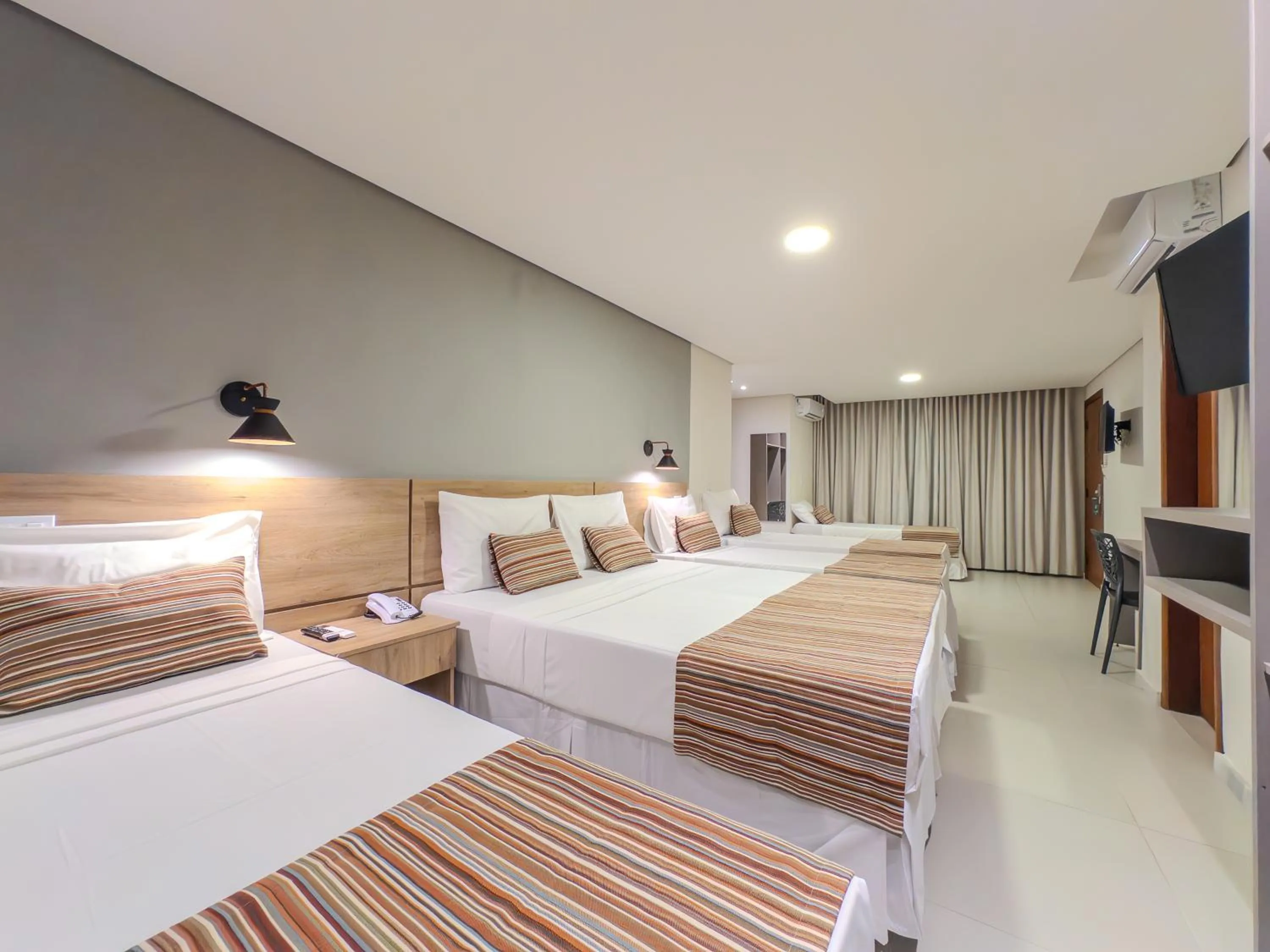 Bed in Bosque do Porto Praia Hotel