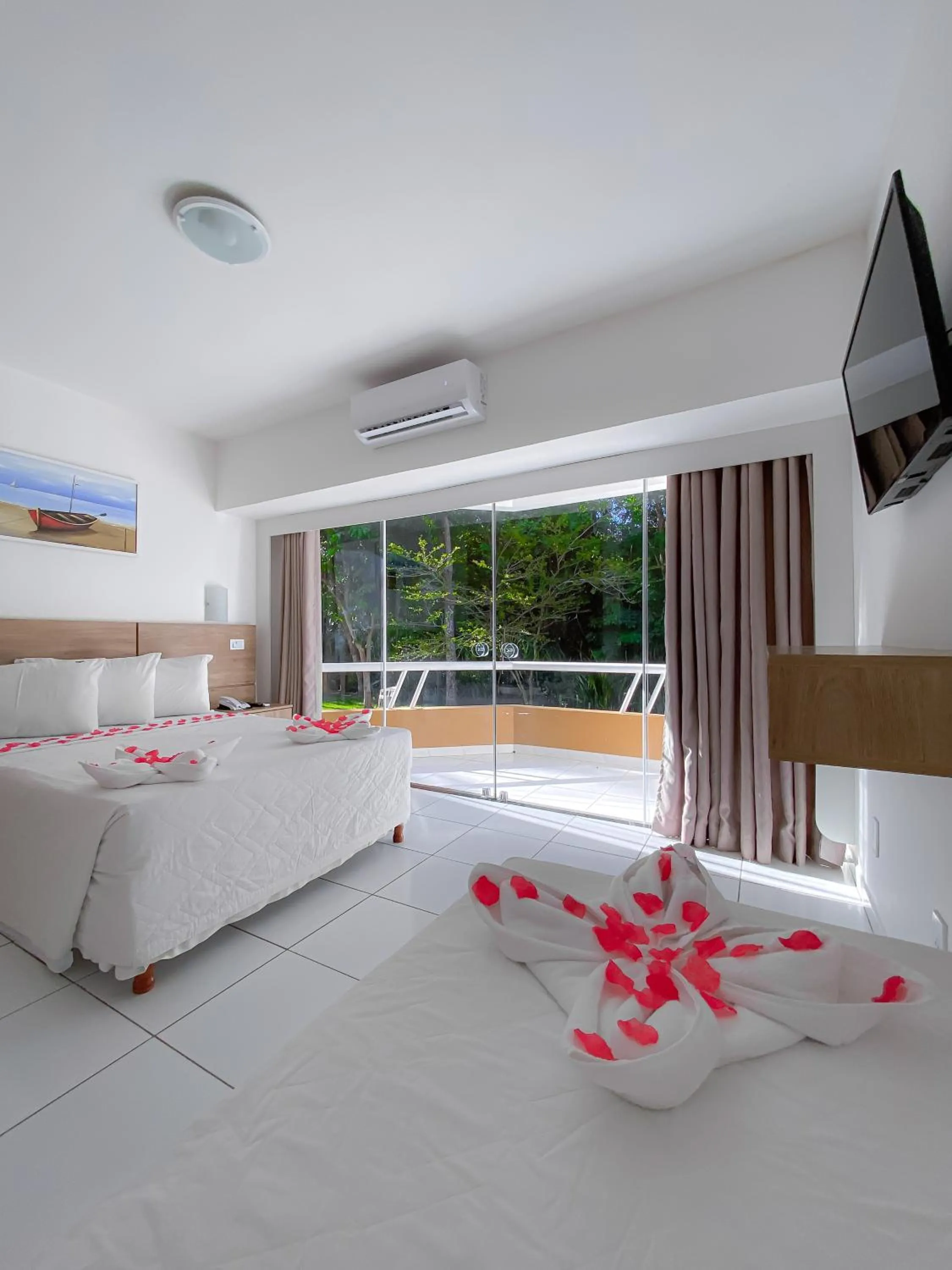 Bed in Bosque do Porto Praia Hotel