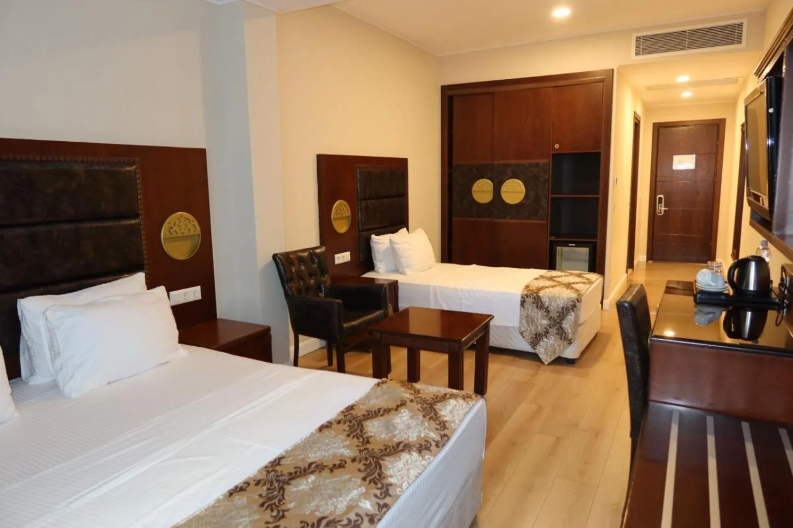 Photo of the whole room, Bed in Era Palace Batumi