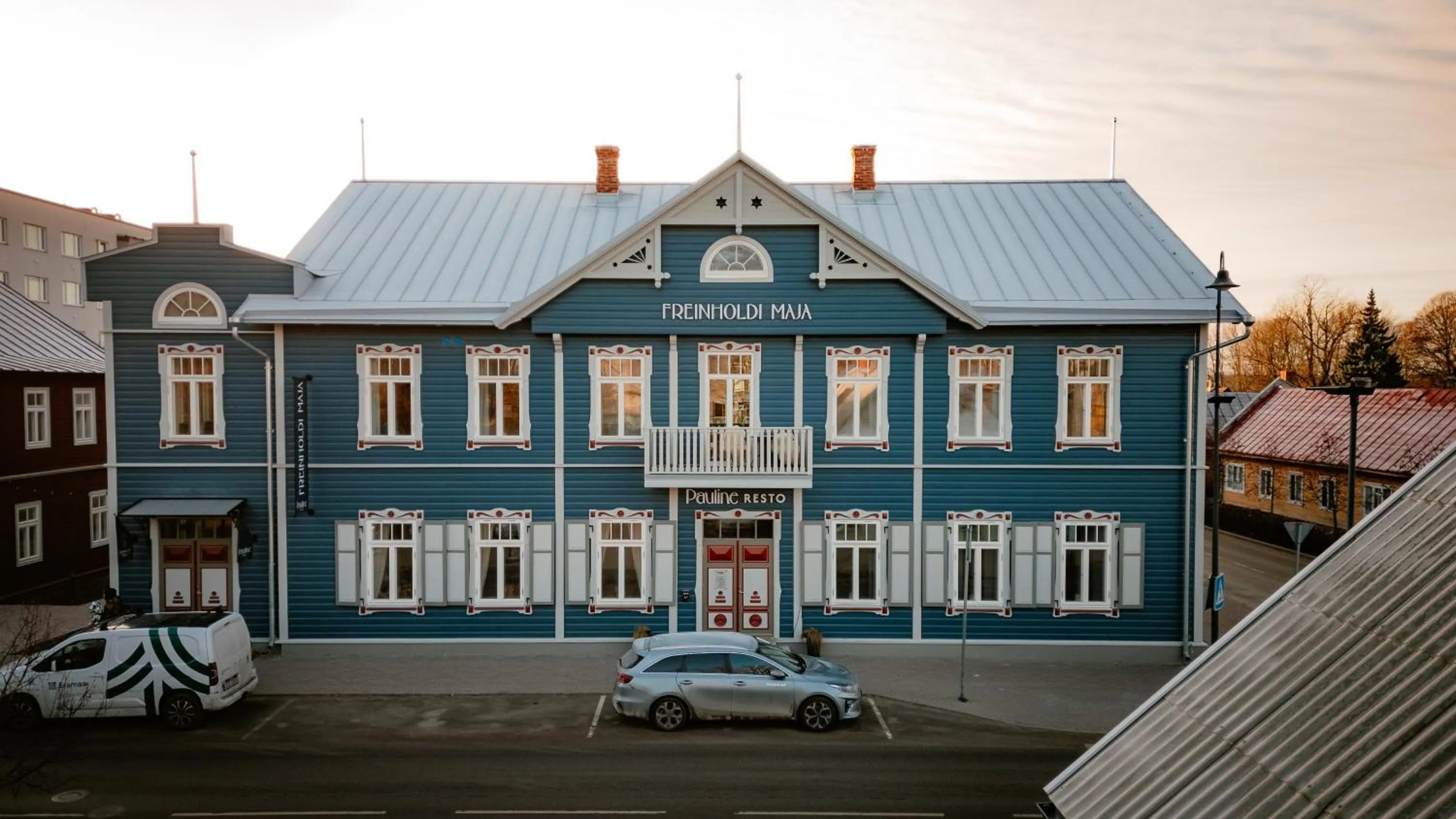 Freinholdi Maja külaliskorter 2 - balcony and SAUNA