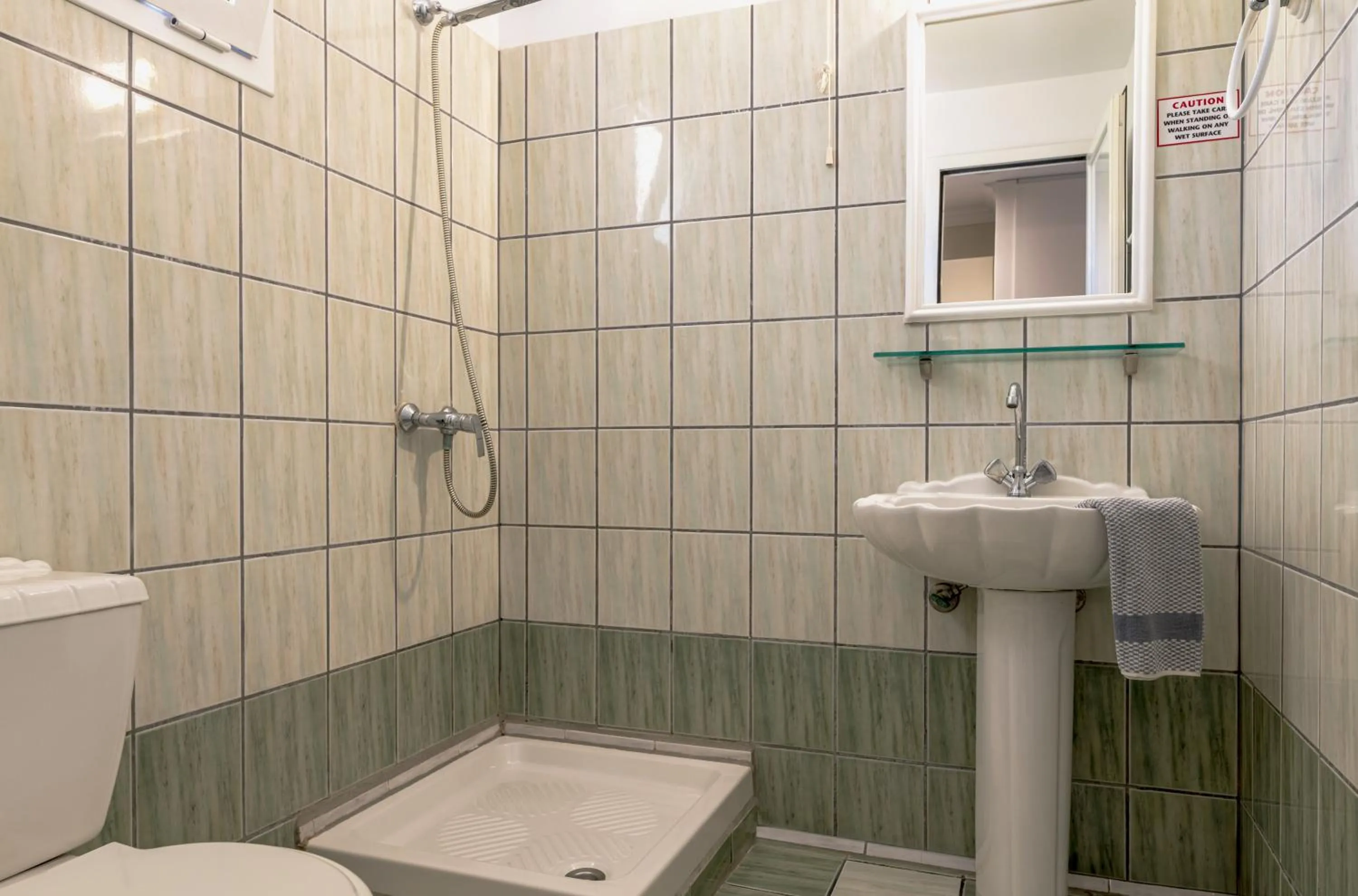 Shower in Sofia's Hotel