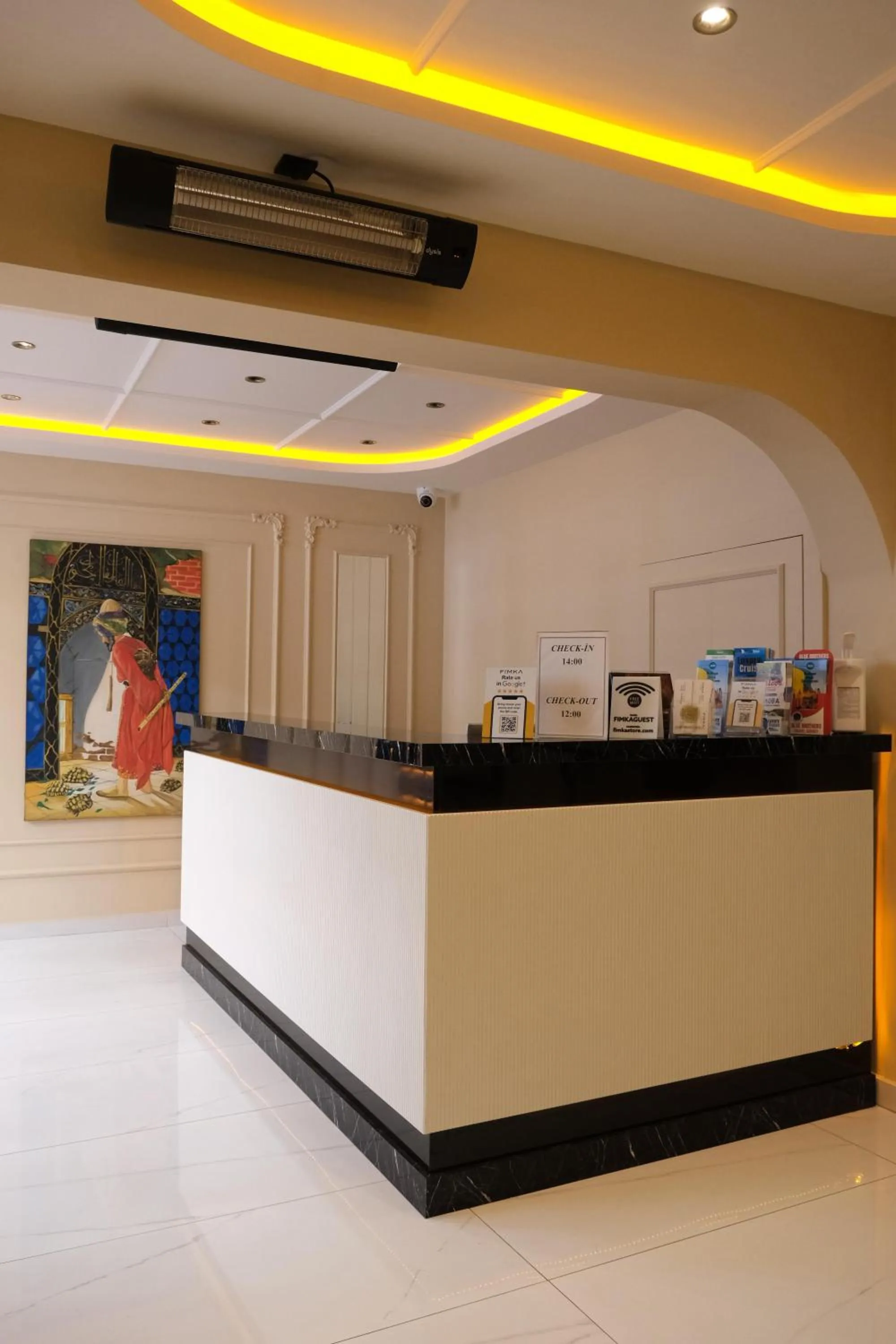 Lobby or reception in Fimka Hotel