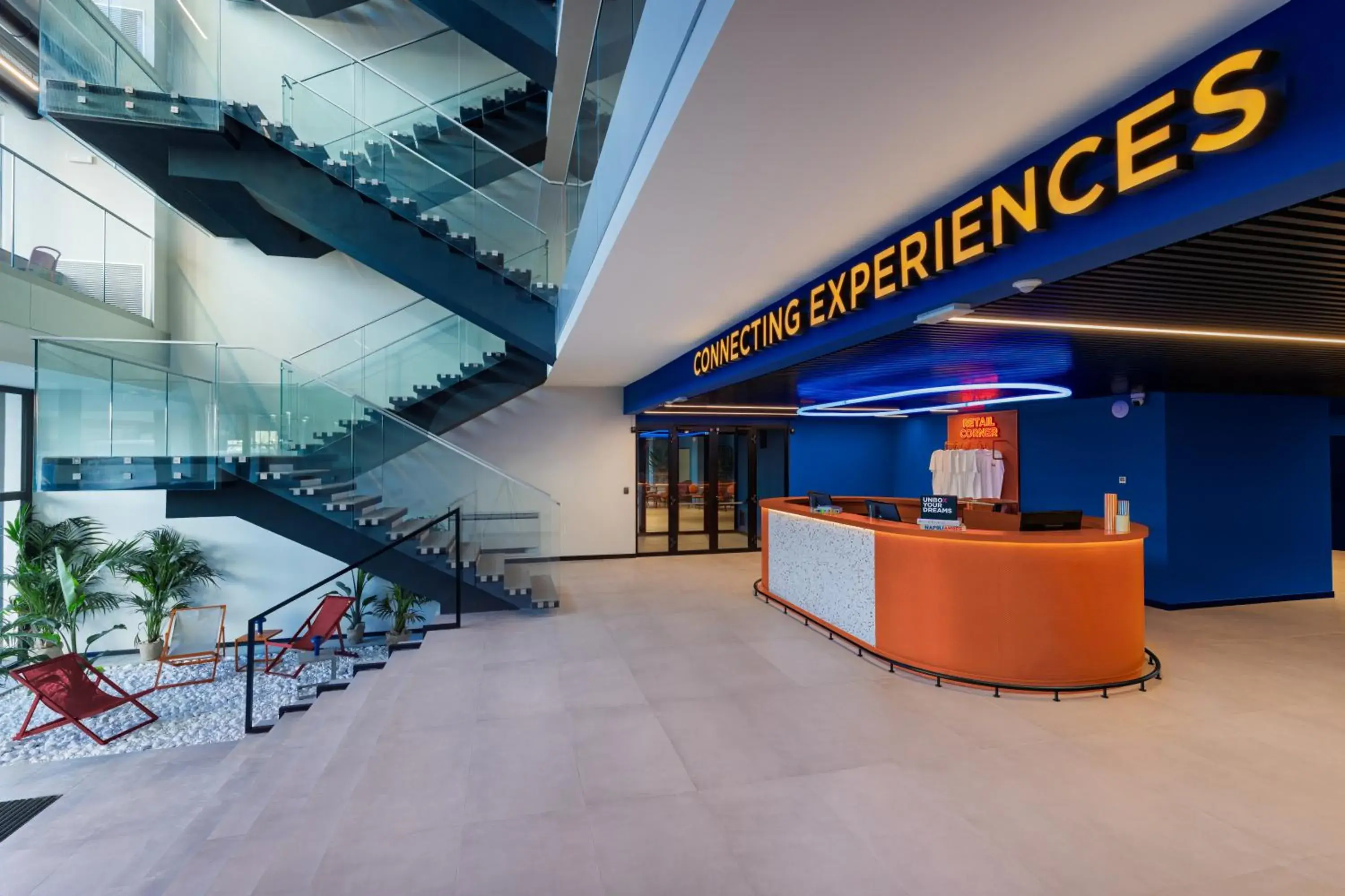 Lobby or reception in CX Naples Centrale Lobby or reception in CX Naples Centrale