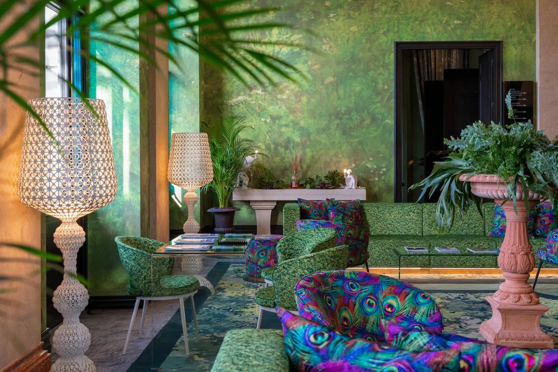 Living room in Nuvole Garden Hotel