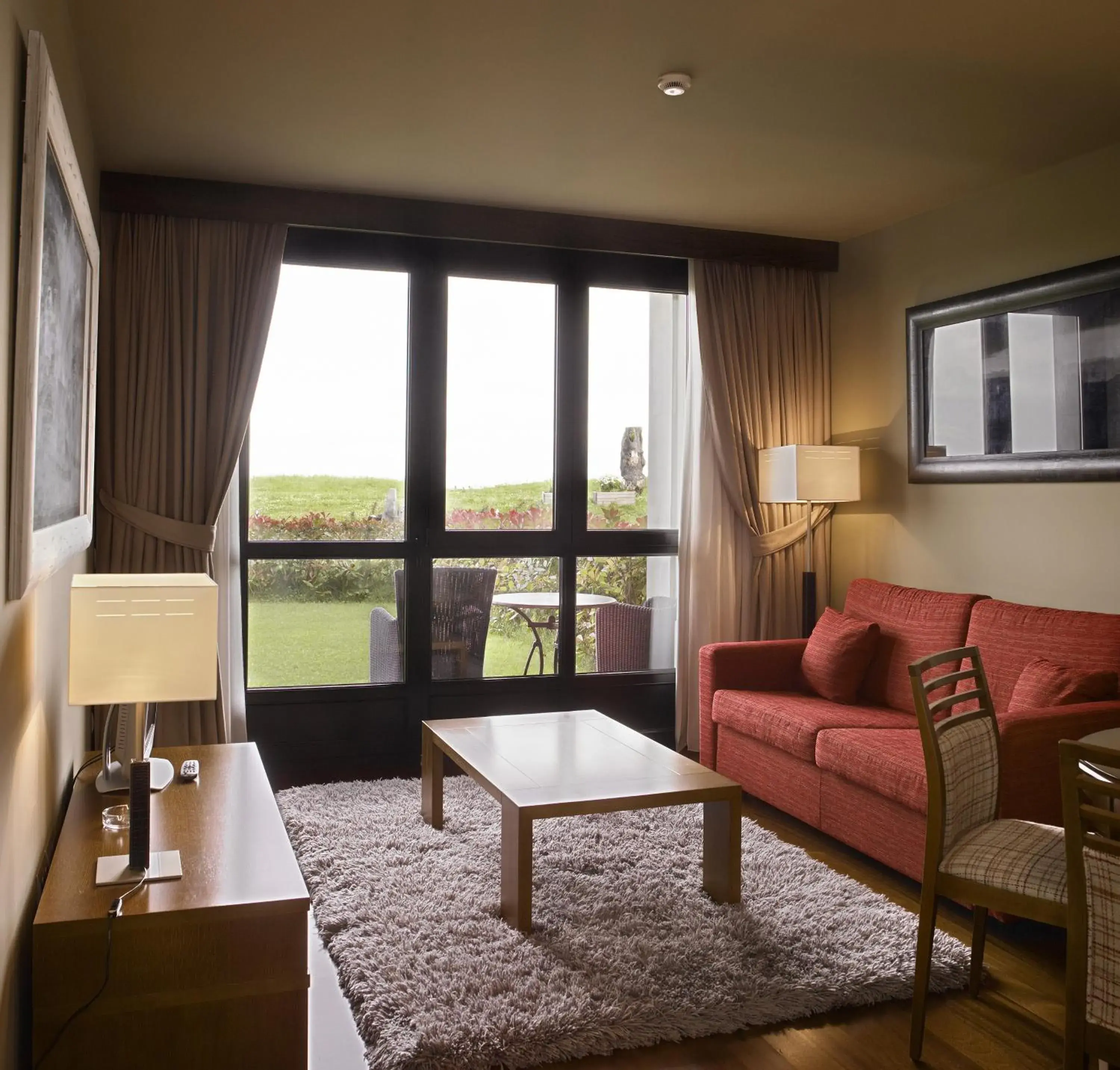 Living room in Hosteria de Torazo Nature Hotel & Spa Living room in Hosteria de Torazo Nature Hotel & Spa