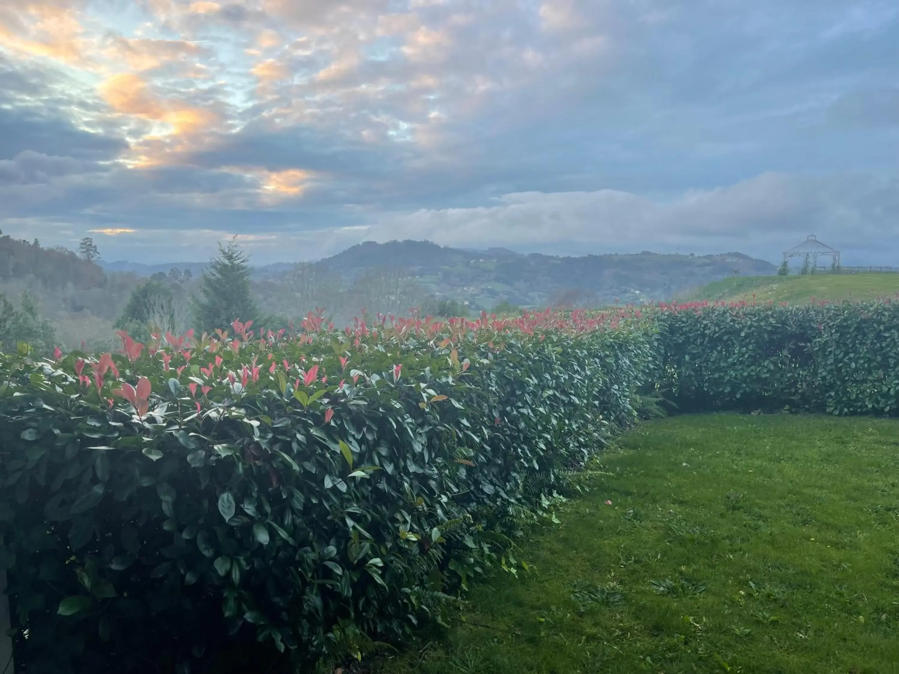 Garden view in Hosteria de Torazo Nature Hotel & Spa Garden view in Hosteria de Torazo Nature Hotel & Spa