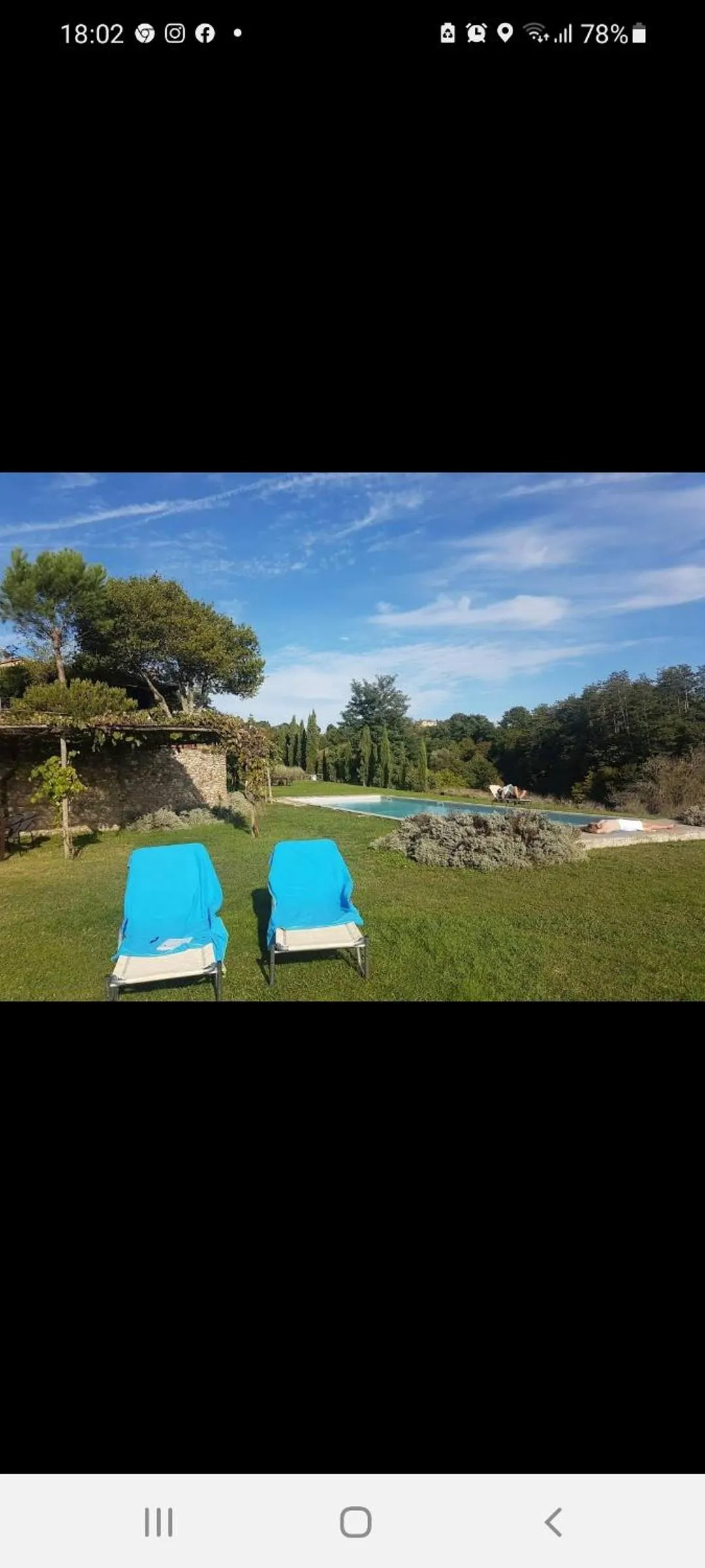 Swimming pool in Tinaia