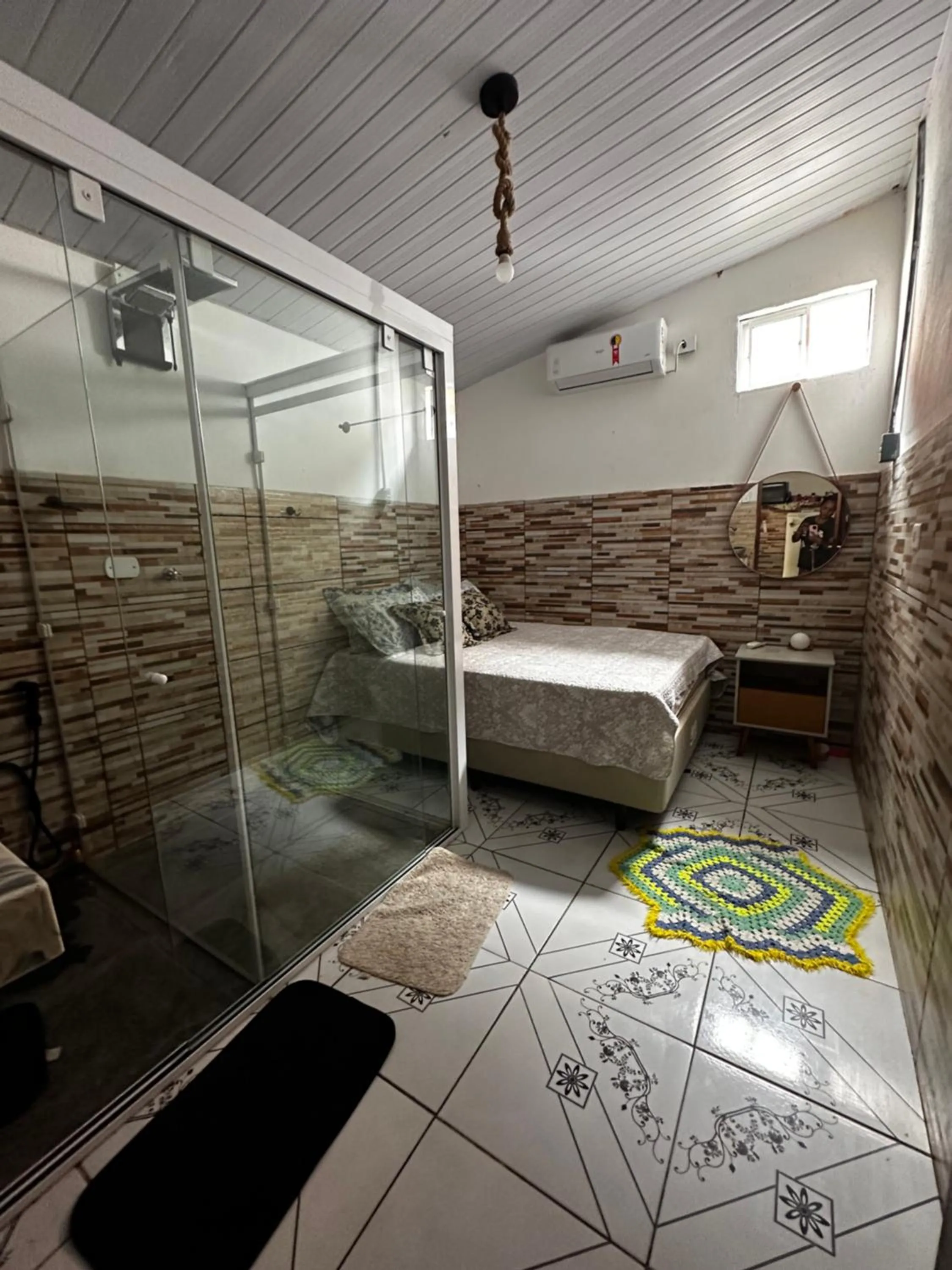 Shower, Bed in Casa da praia Atins Maranhão