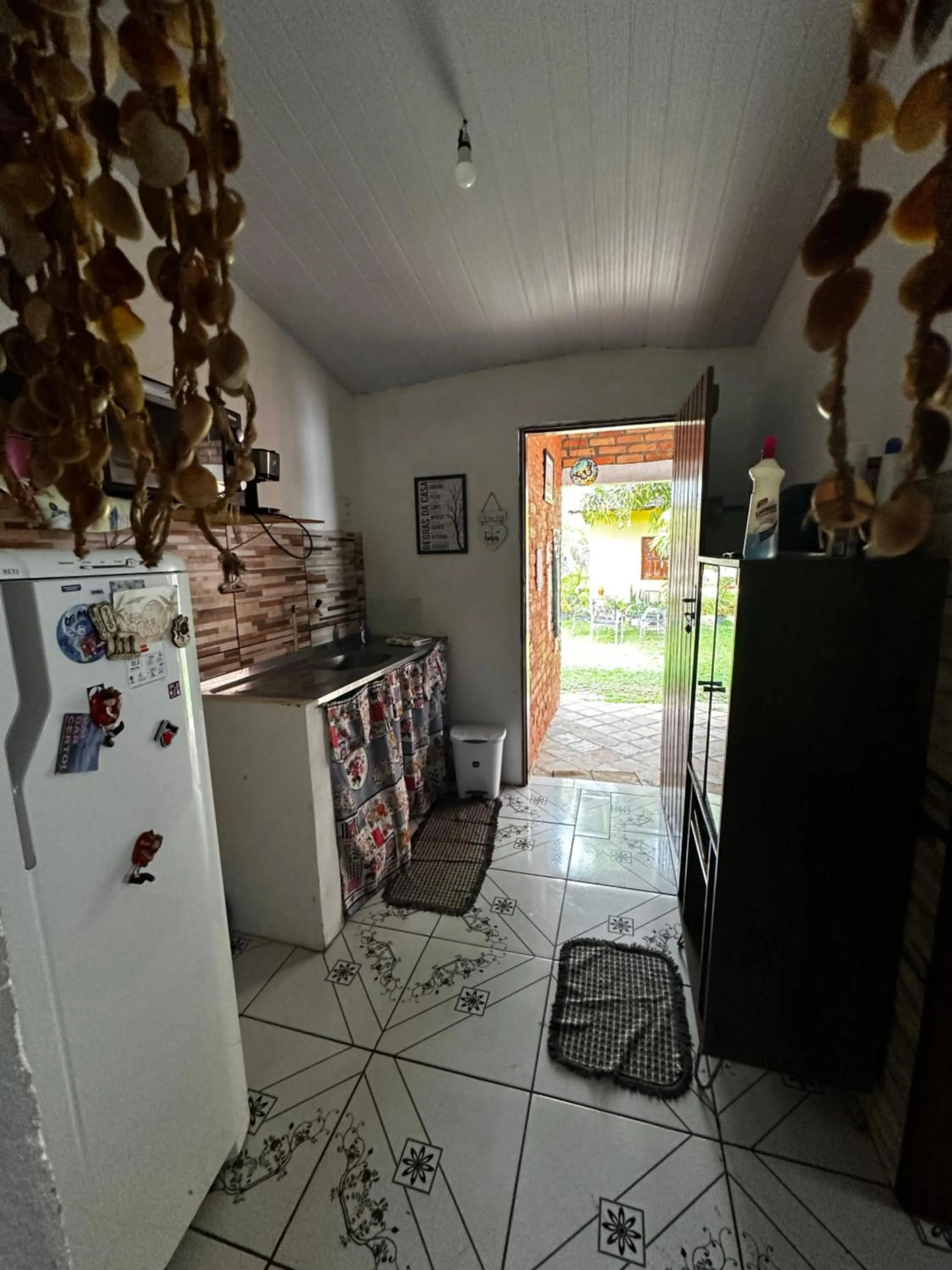 Kitchen or kitchenette in Casa da praia Atins Maranhão