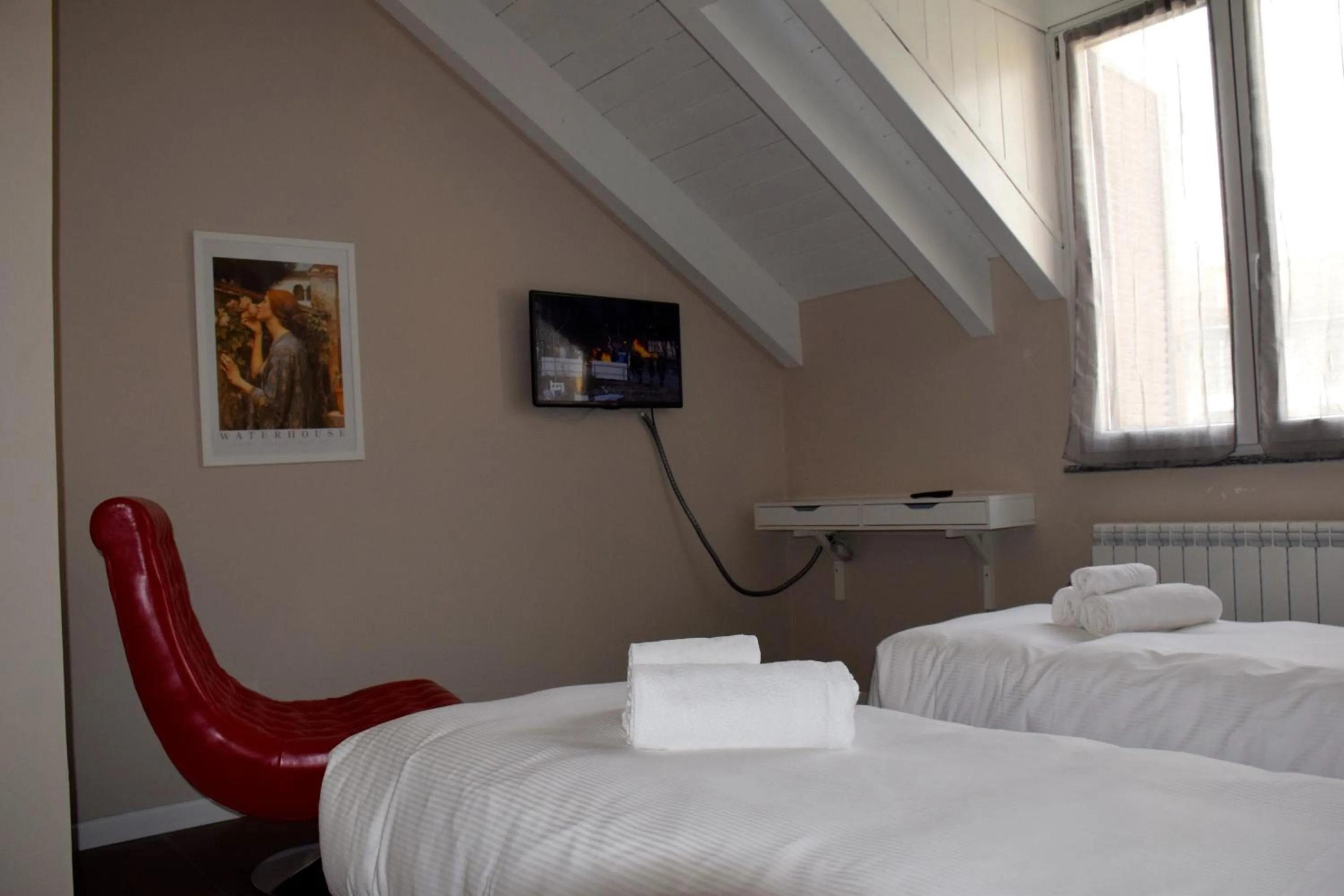Bed in B&B Leonardo
