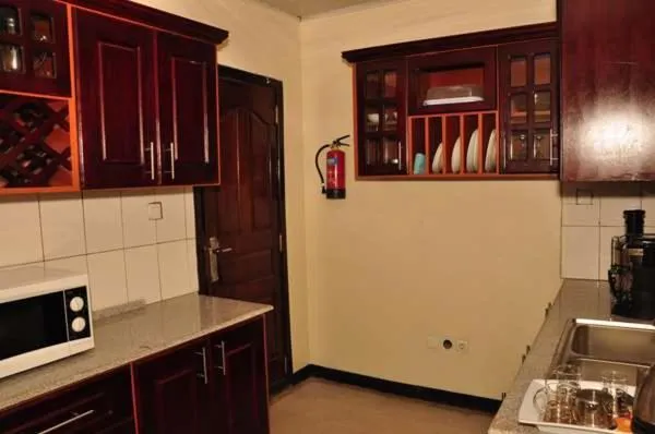 Communal kitchen in Keba Guest House