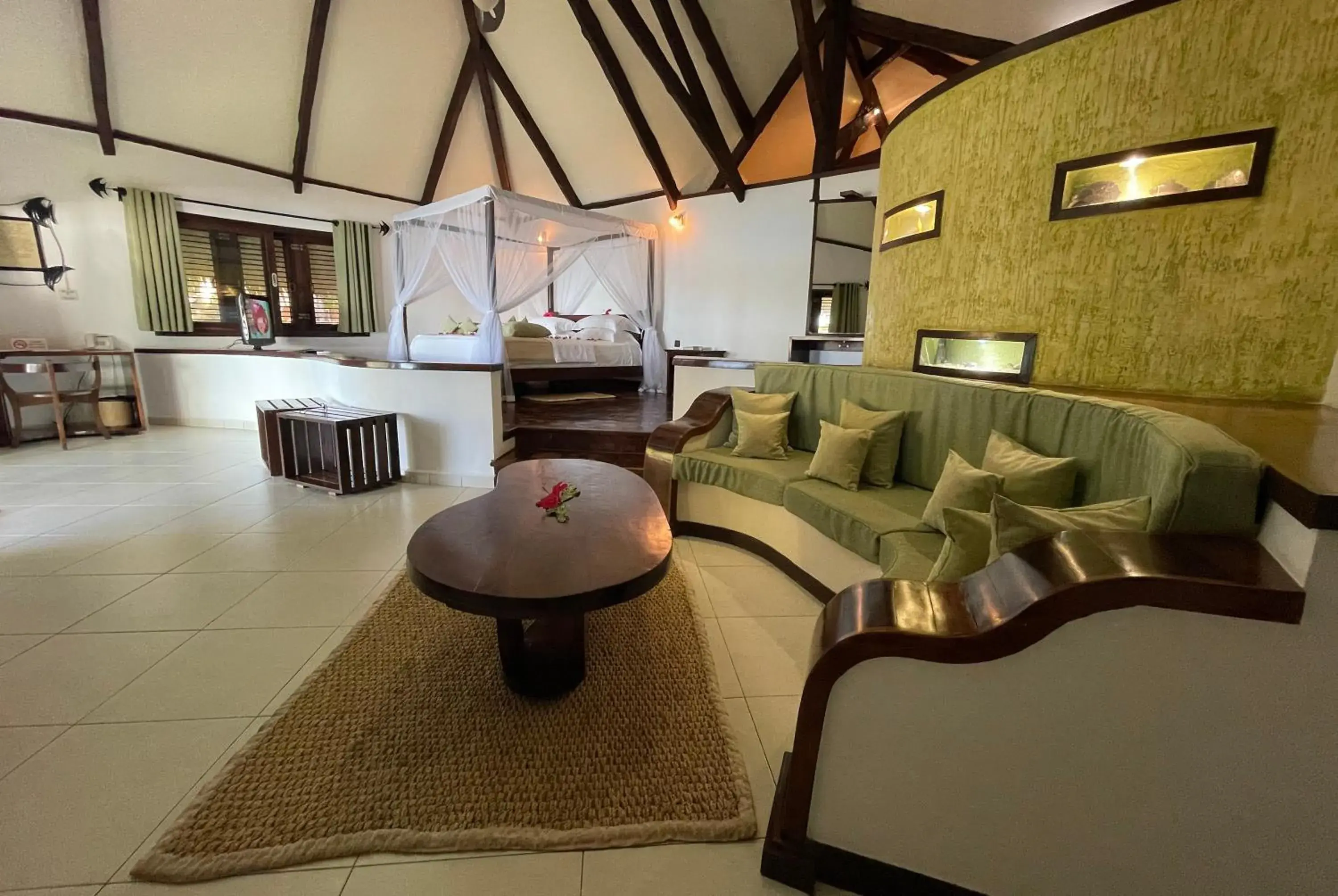 Bedroom in Ravintsara Wellness Hotel Bedroom in Ravintsara Wellness Hotel