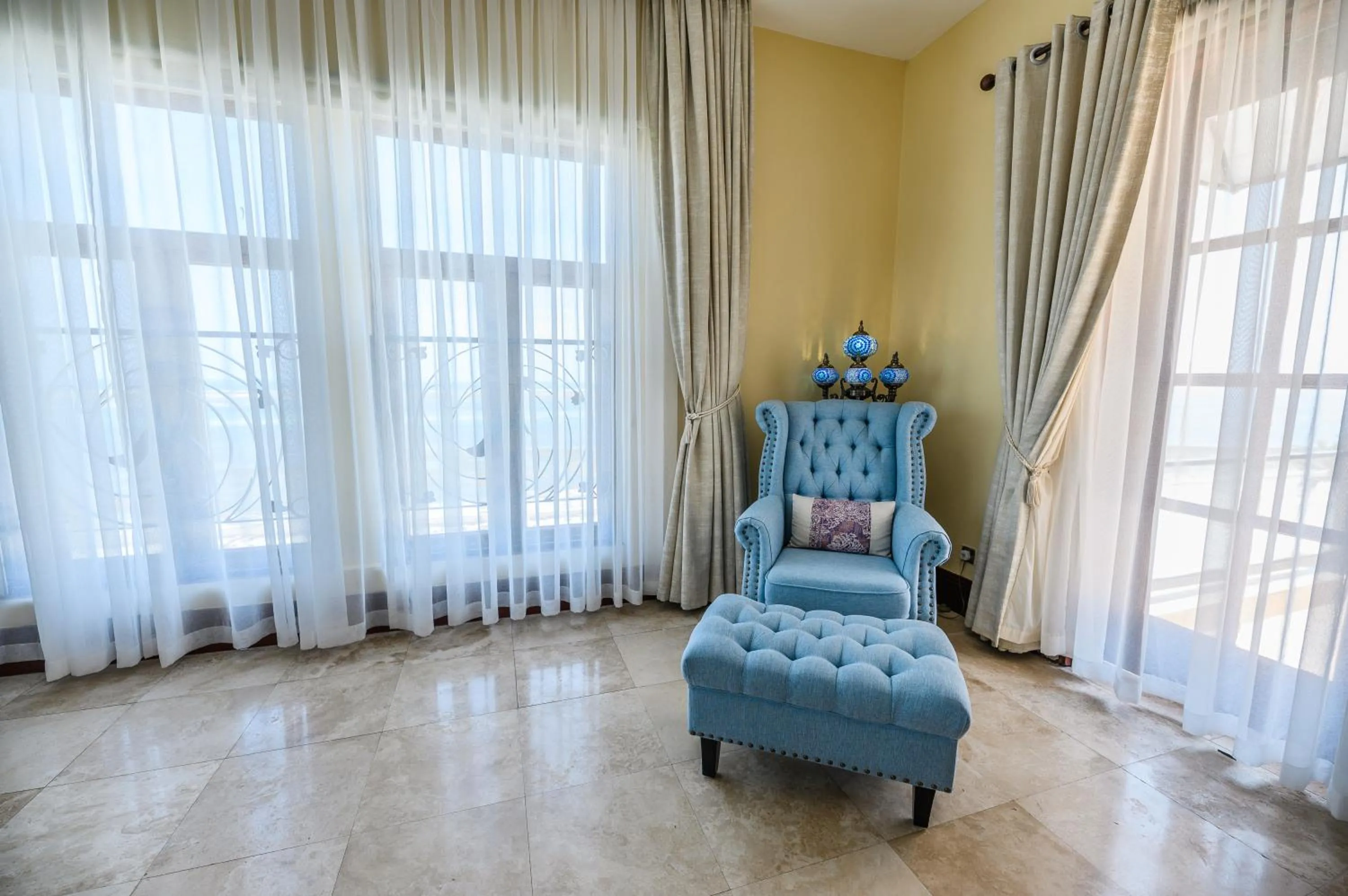 Decorative detail, Seating Area in Cocoa Boutique Hotel
