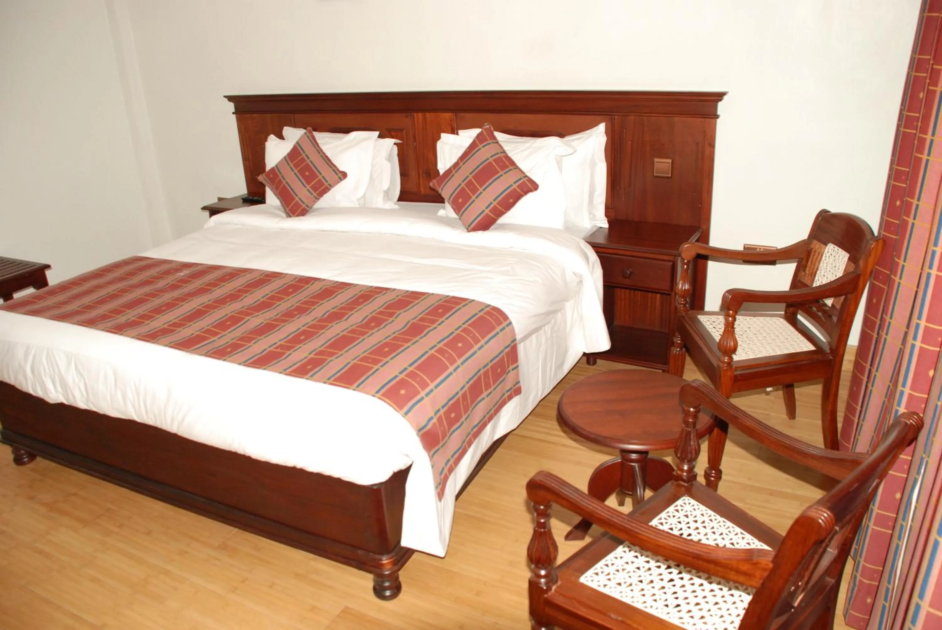 Bed in Eagle Palace Hotel