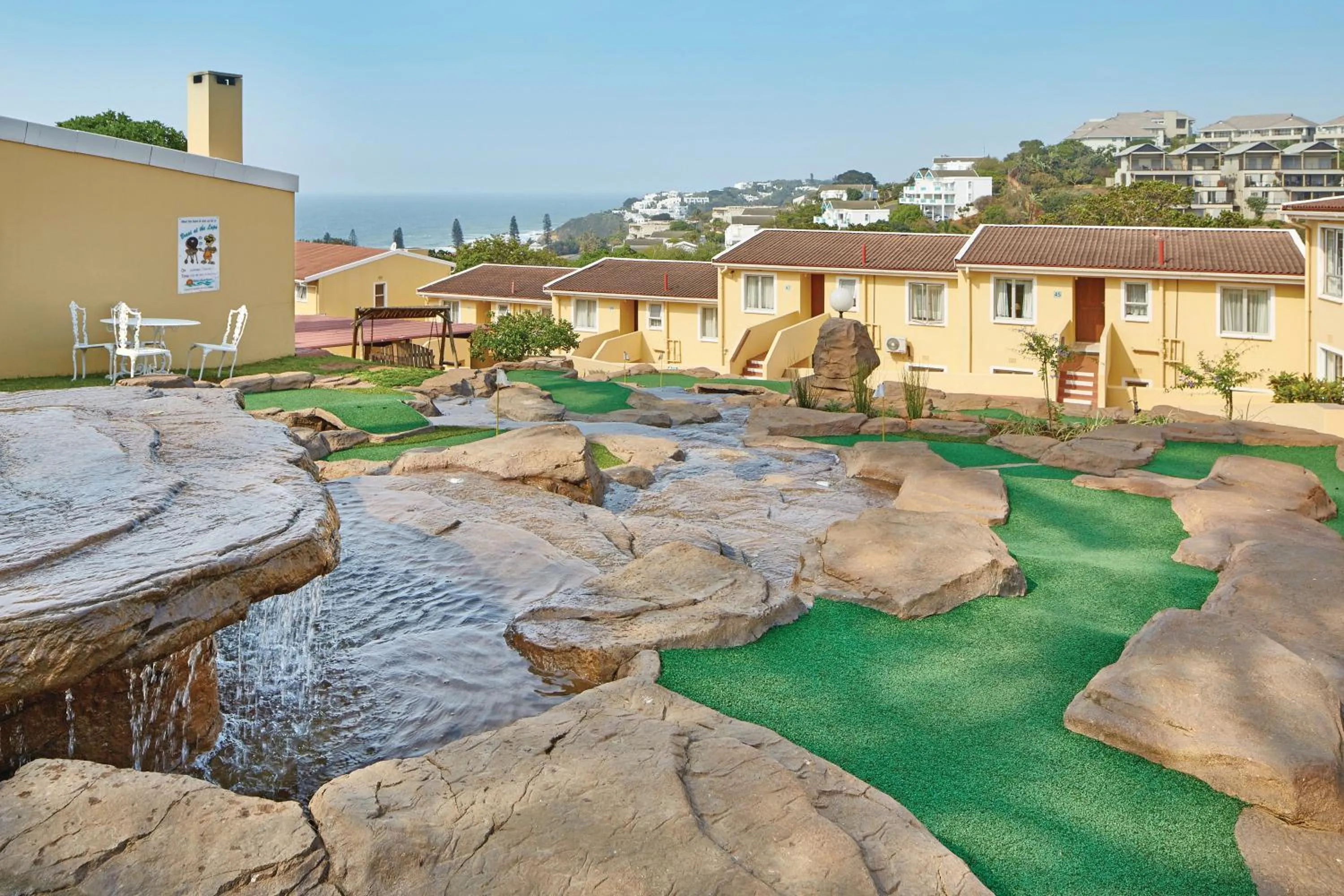 Minigolf in First Group Chaka's Rock Chalets