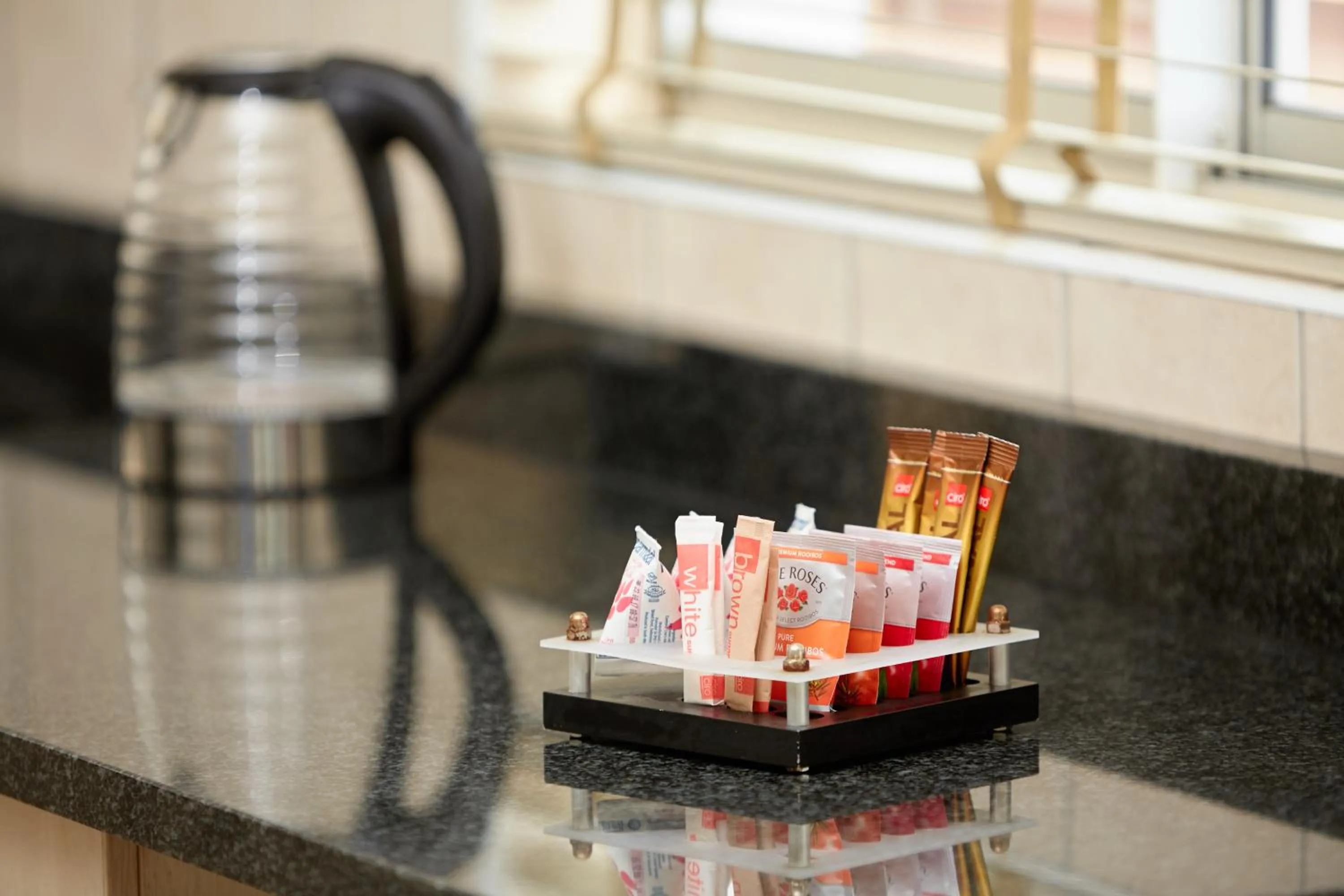Coffee/tea facilities in First Group Chaka's Rock Chalets