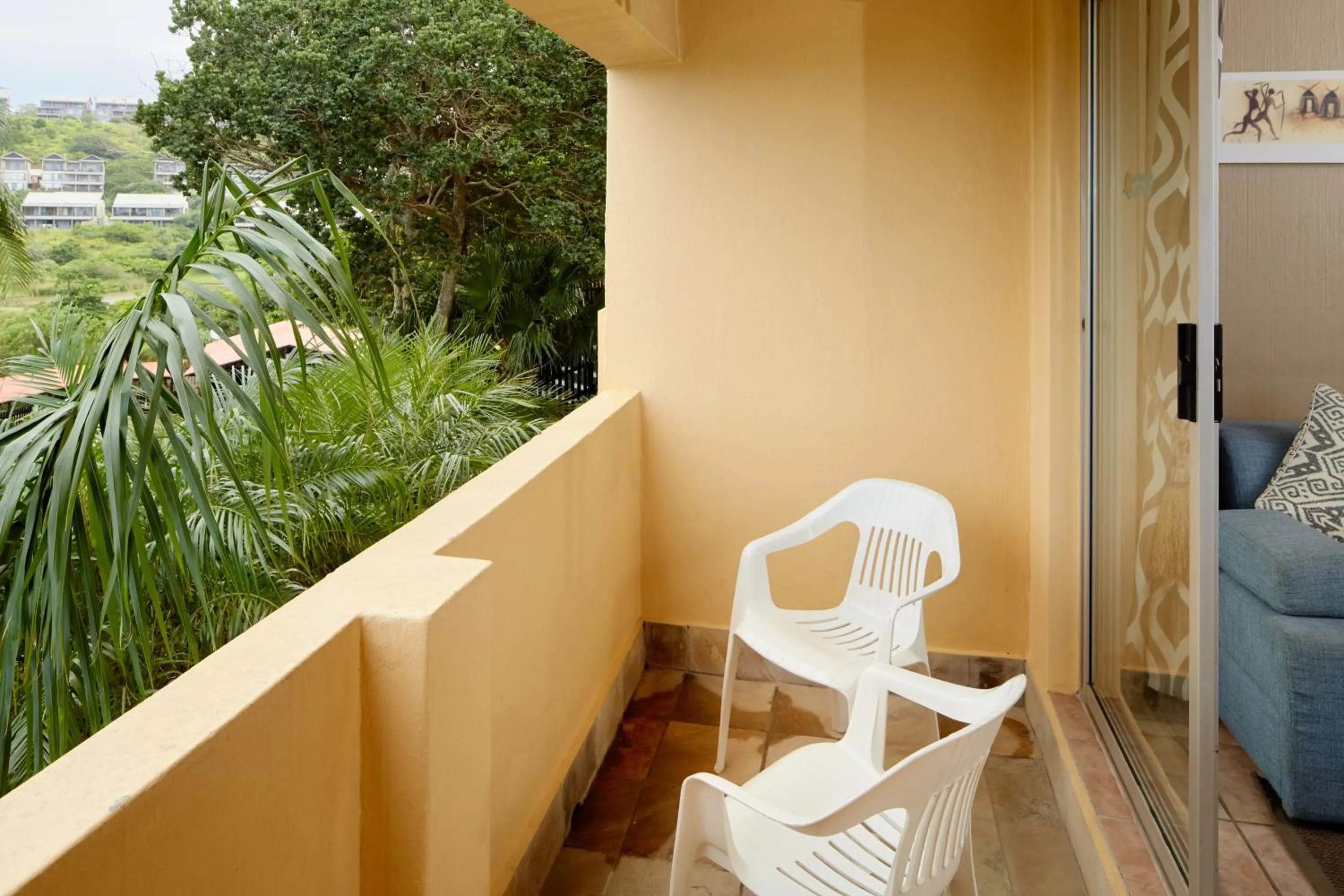 Balcony/Terrace in First Group Chaka's Rock Chalets