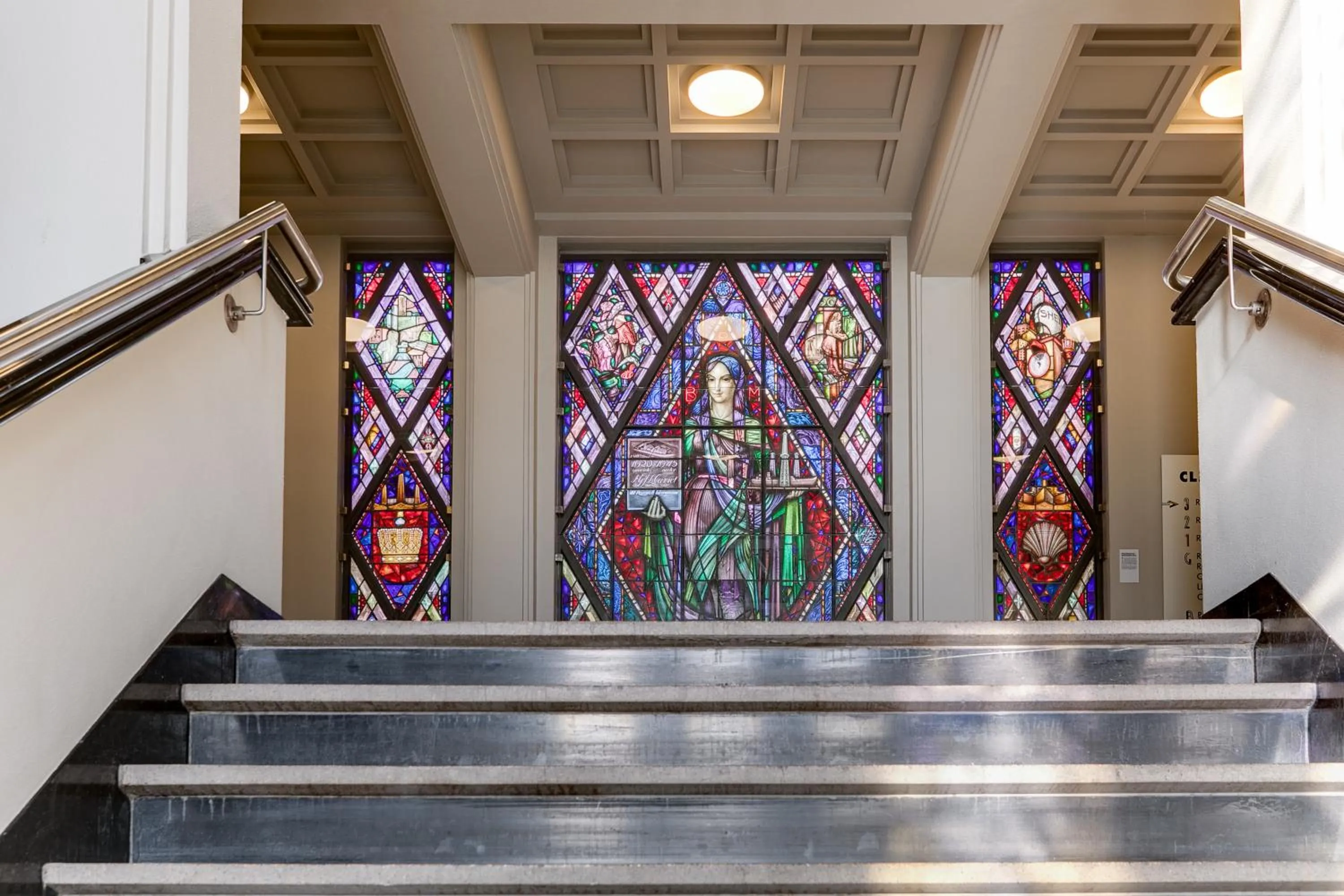 Decorative detail in ClinkNOORD Hostel