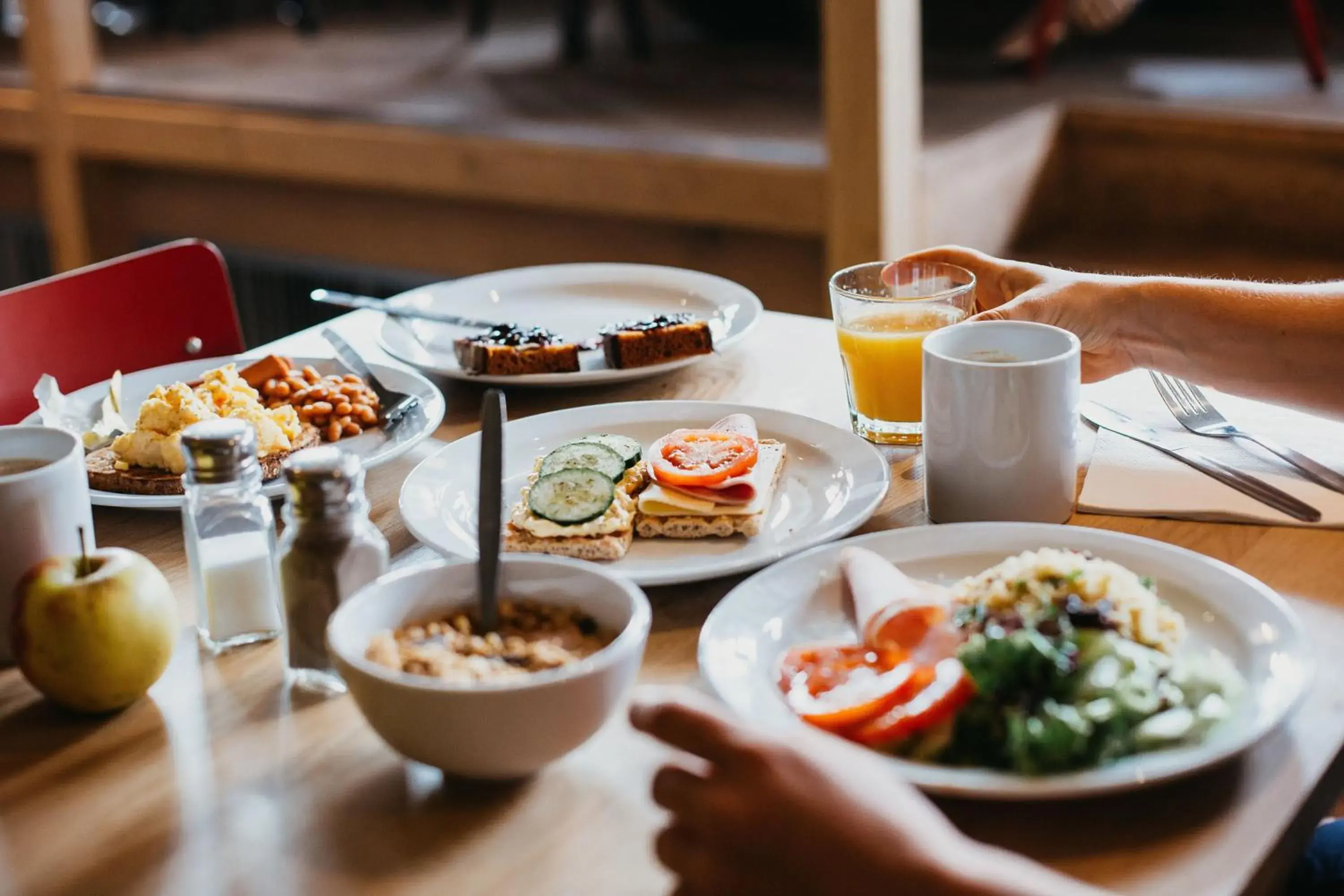 Food close-up in ClinkNOORD Hostel Food close-up in ClinkNOORD Hostel