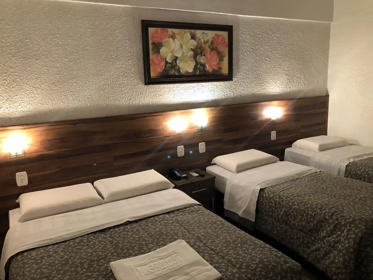 Photo of the whole room, Bed in Hotel Masseilot