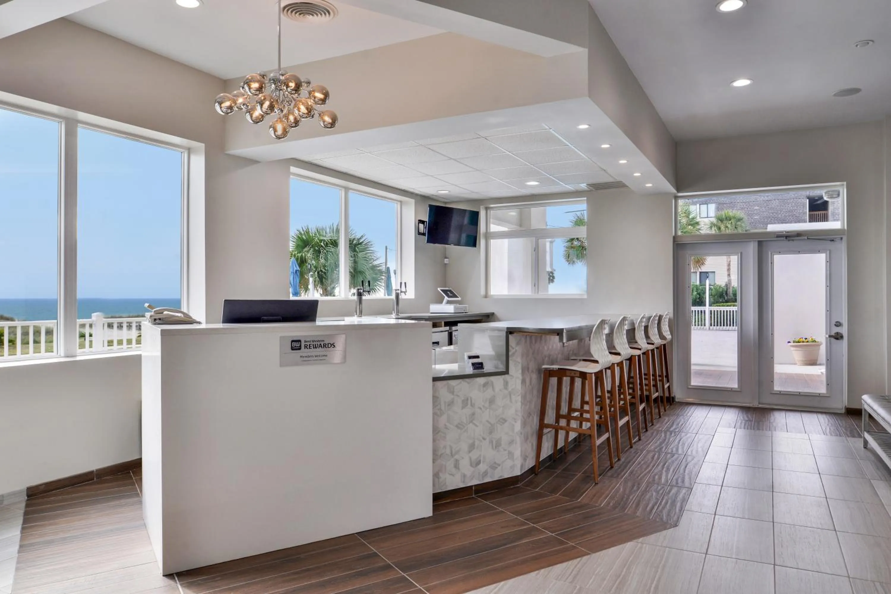 Lobby or reception in Cabana Shores Hotel