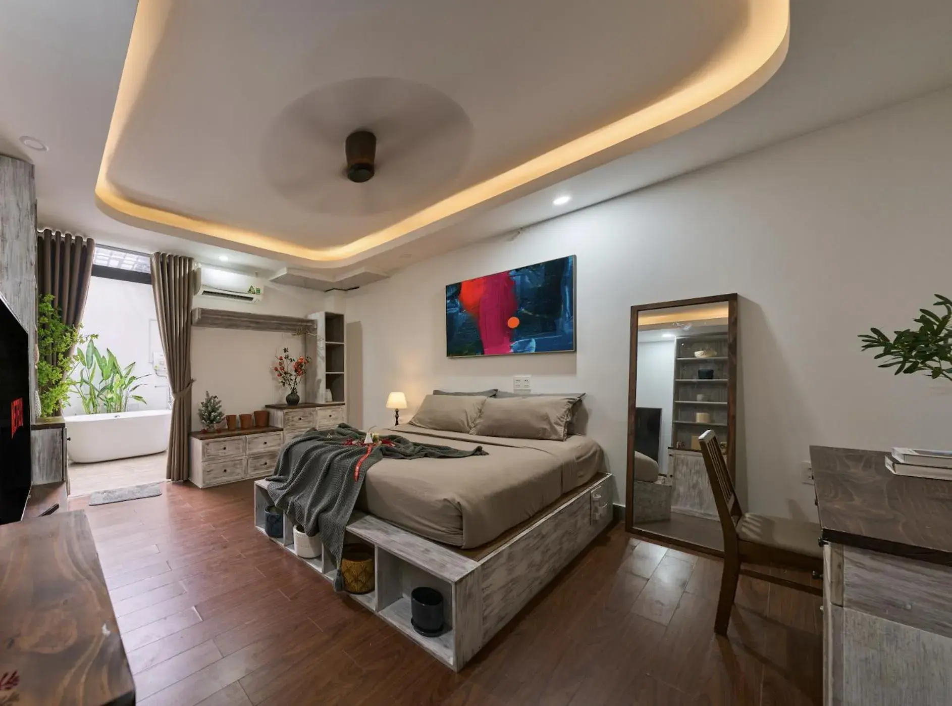 Bed in Green Riverside Hotel & Apartment by Urban B Bed in Green Riverside Hotel & Apartment by Urban B