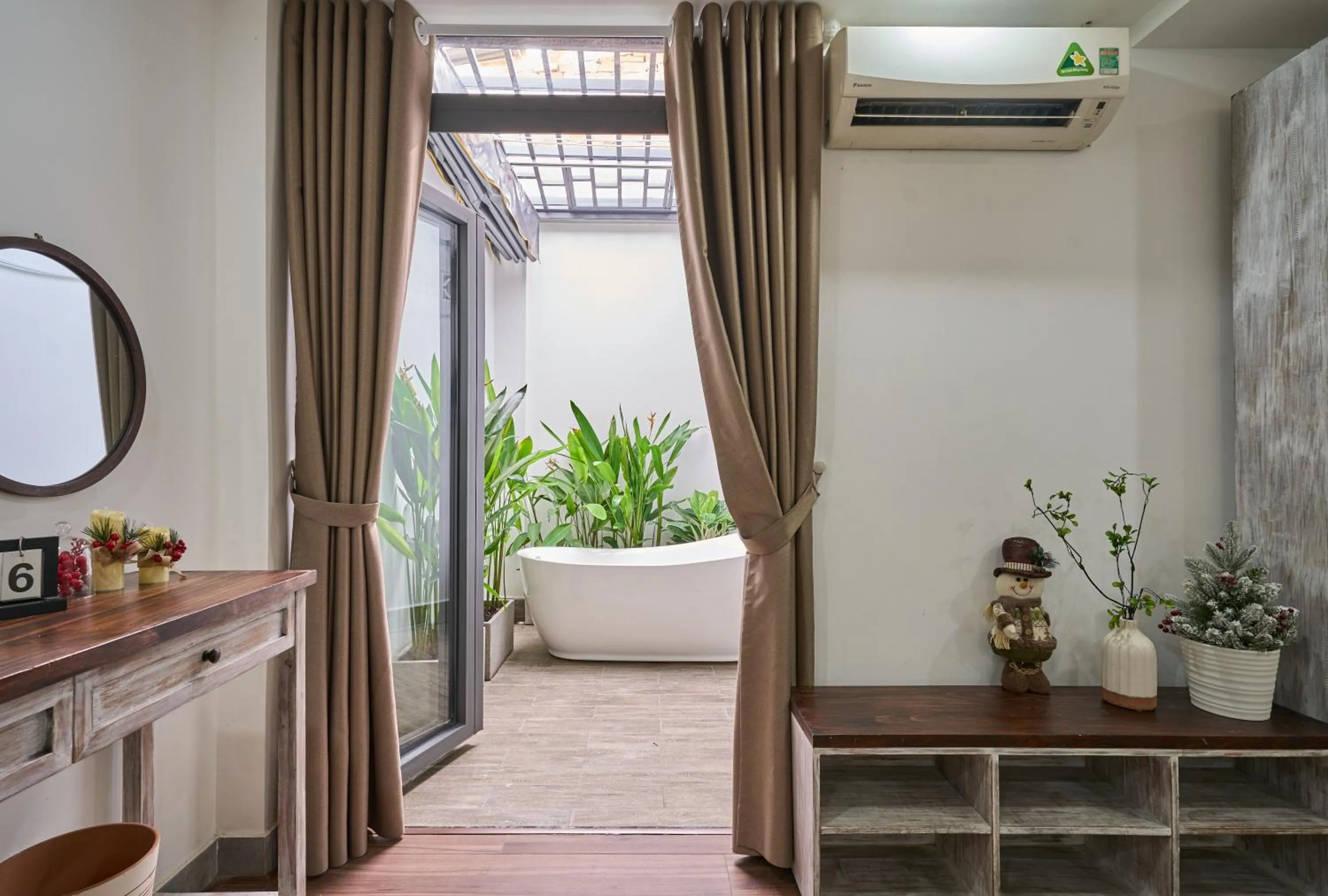 Living room in Green Riverside Hotel & Apartment