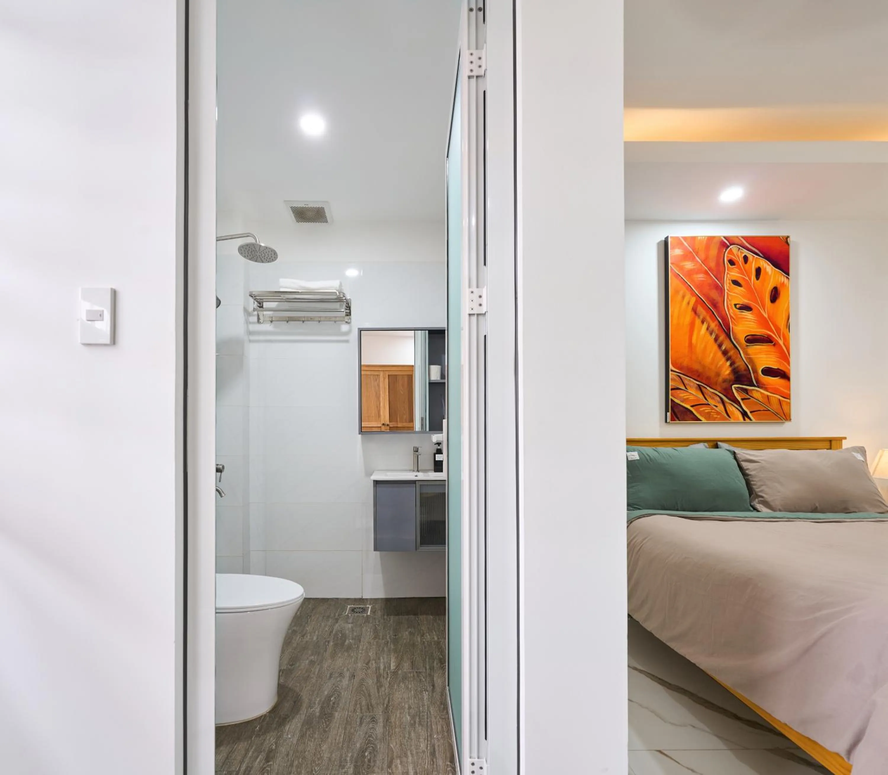 Bed in Green Riverside Hotel & Apartment