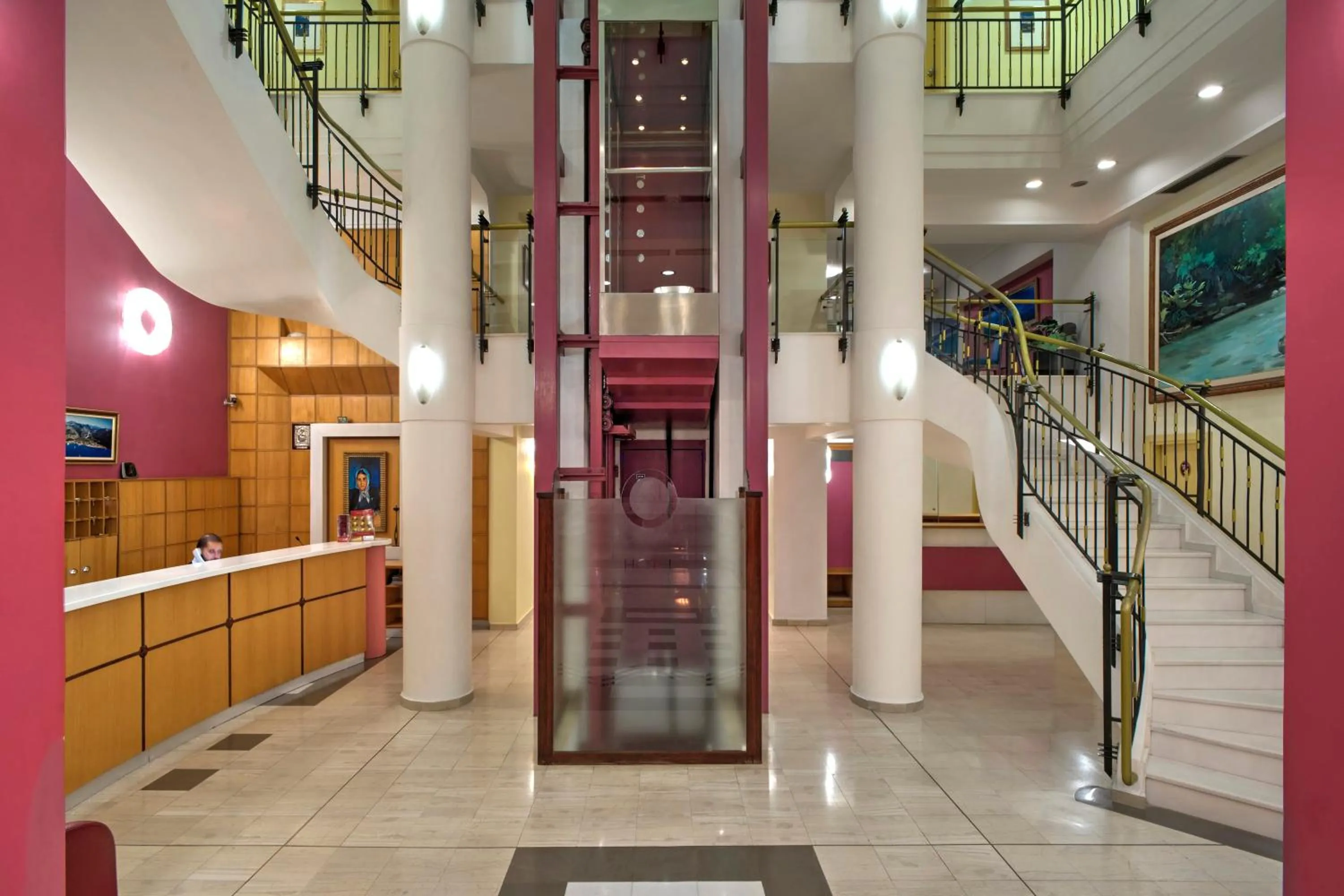 Lobby or reception in Angelika Pallas Hotel