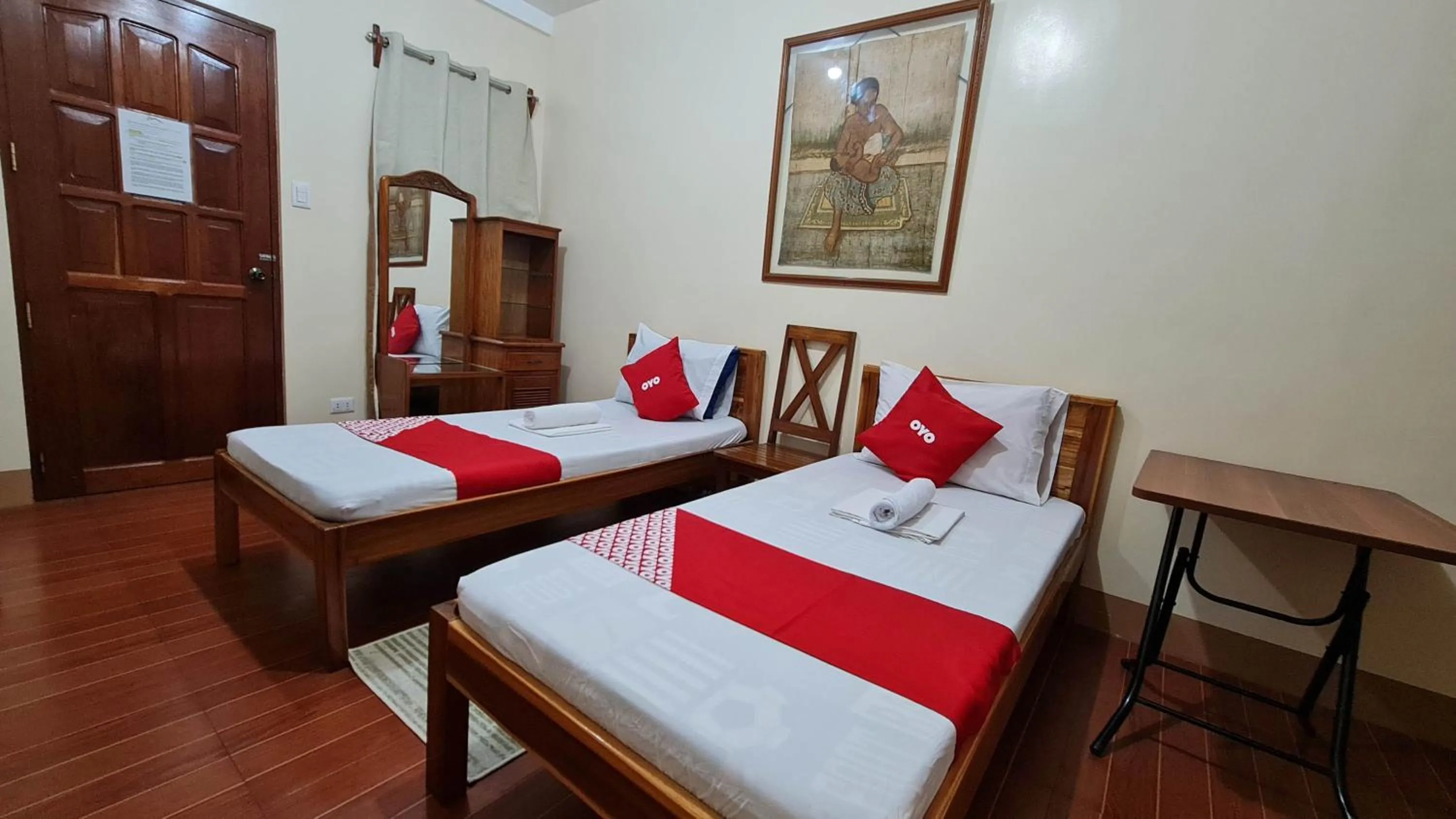 Bed in Roccksar Pension House