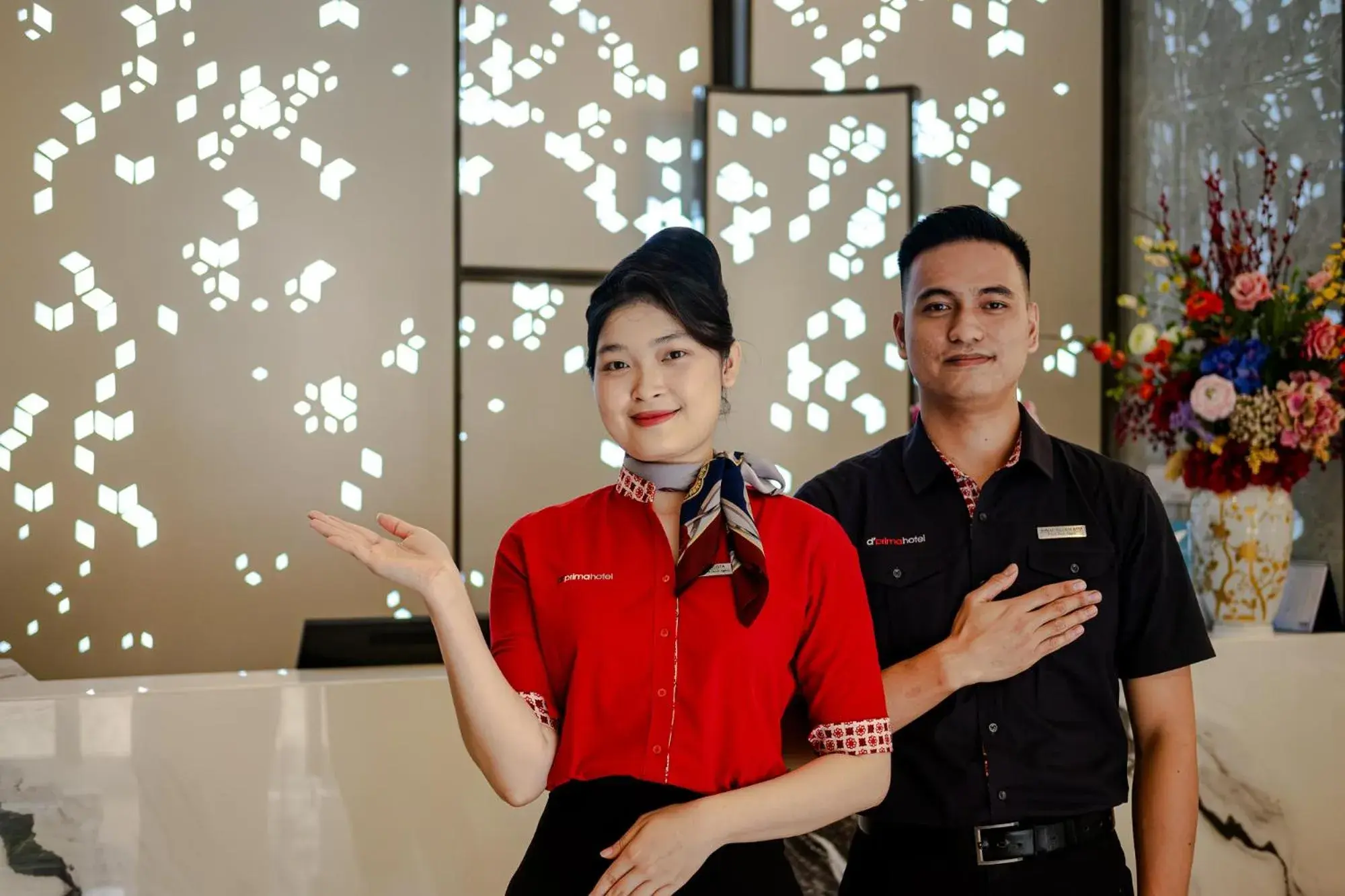 Lobby or reception in d'primahotel PIK Jakarta Lobby or reception in d'primahotel PIK Jakarta