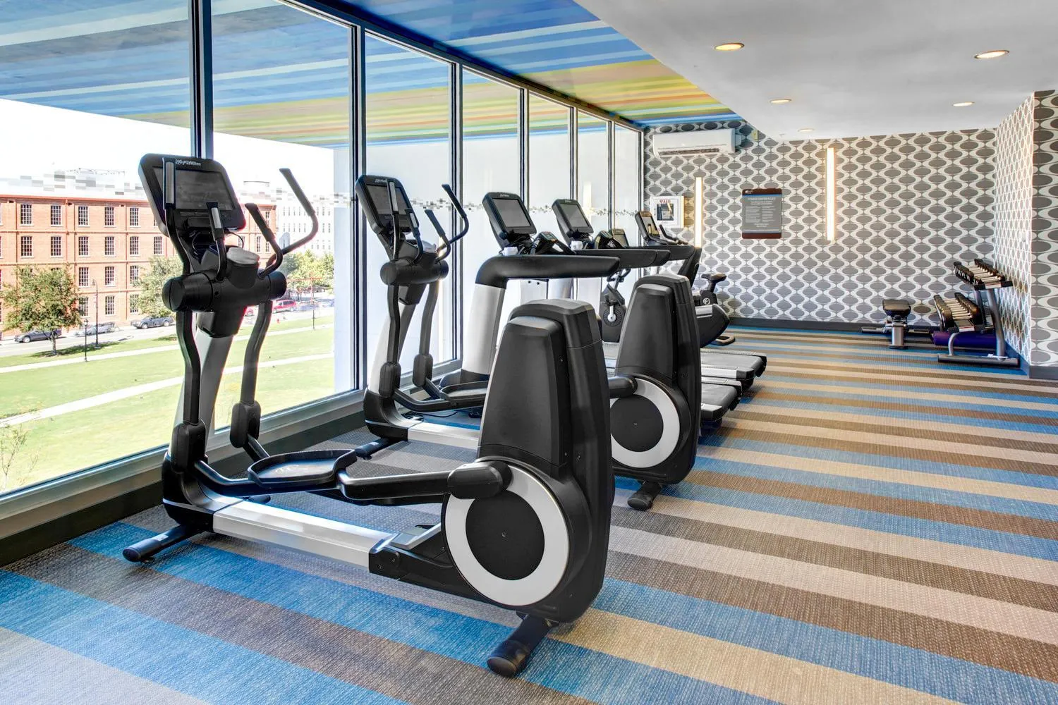 Fitness centre/facilities in Aloft Durham Downtown