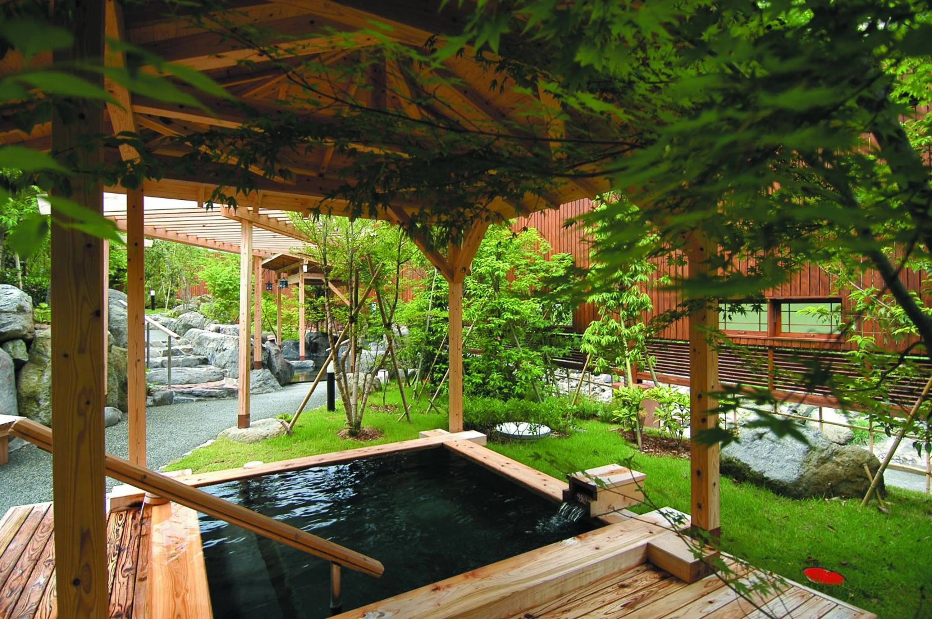 Hot Spring Bath in Tsuetate Onsen Hotel Hizenya
