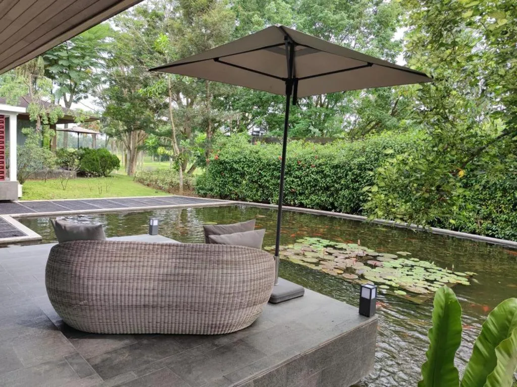 Balcony/Terrace in Djoglo Luxury Bungalow