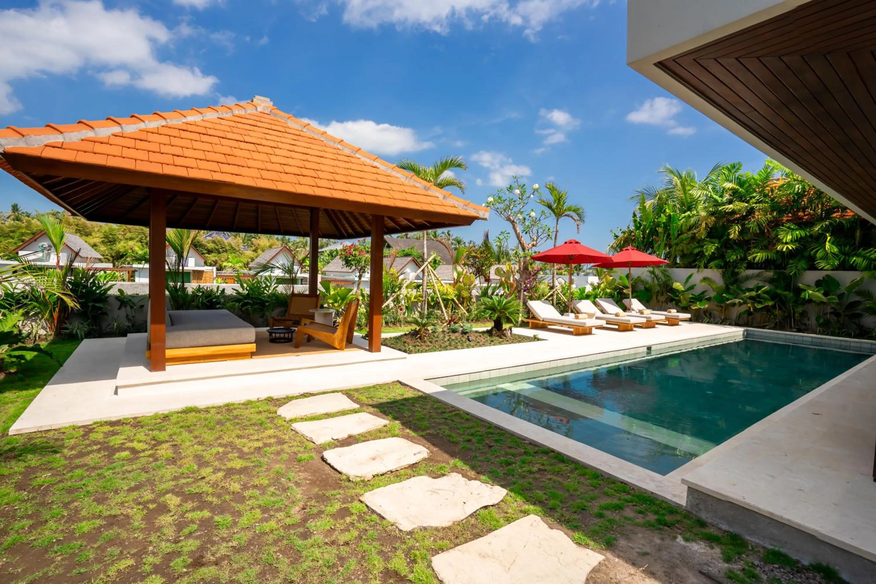 Patio in Amarta Beach Retreat by Nakula