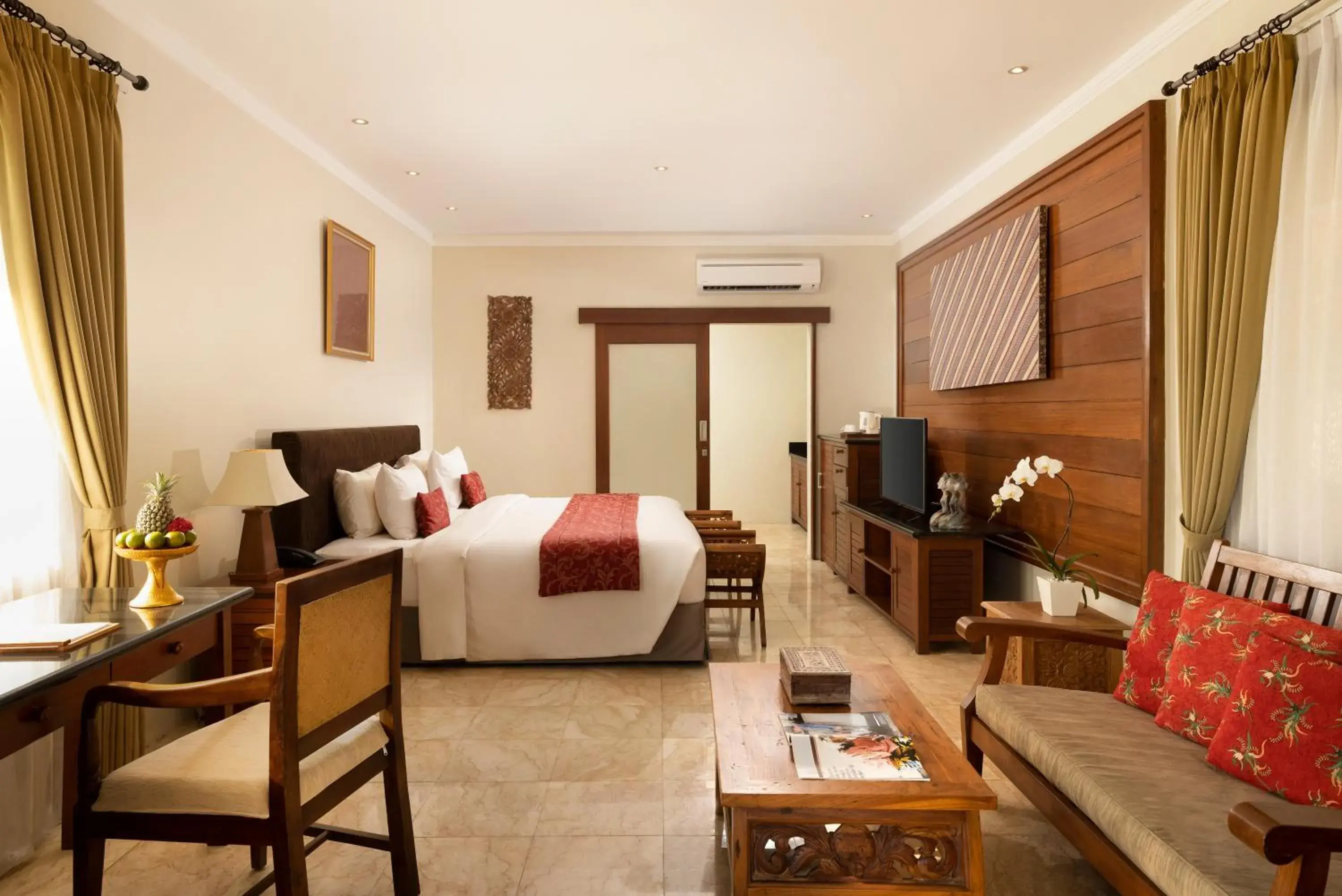 Bed in Amarta Beach Retreat by Nakula Bed in Amarta Beach Retreat by Nakula