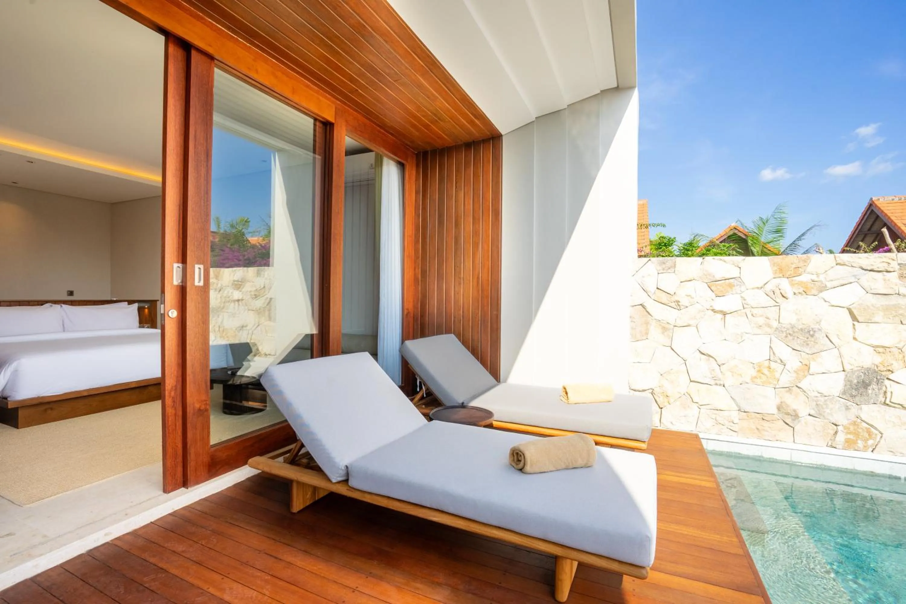 Swimming pool in Amarta Beach Retreat by Nakula