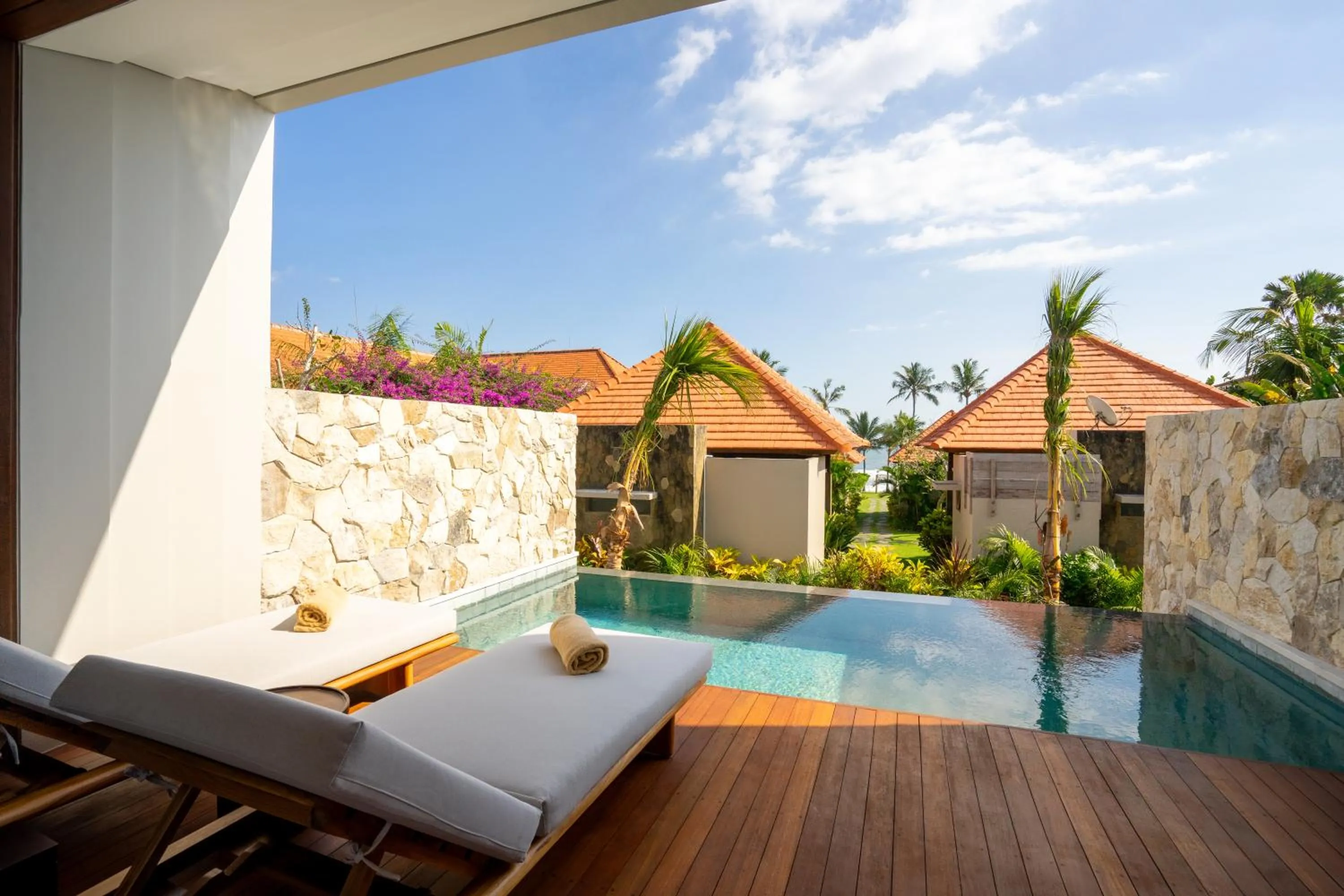 Swimming pool in Amarta Beach Retreat by Nakula