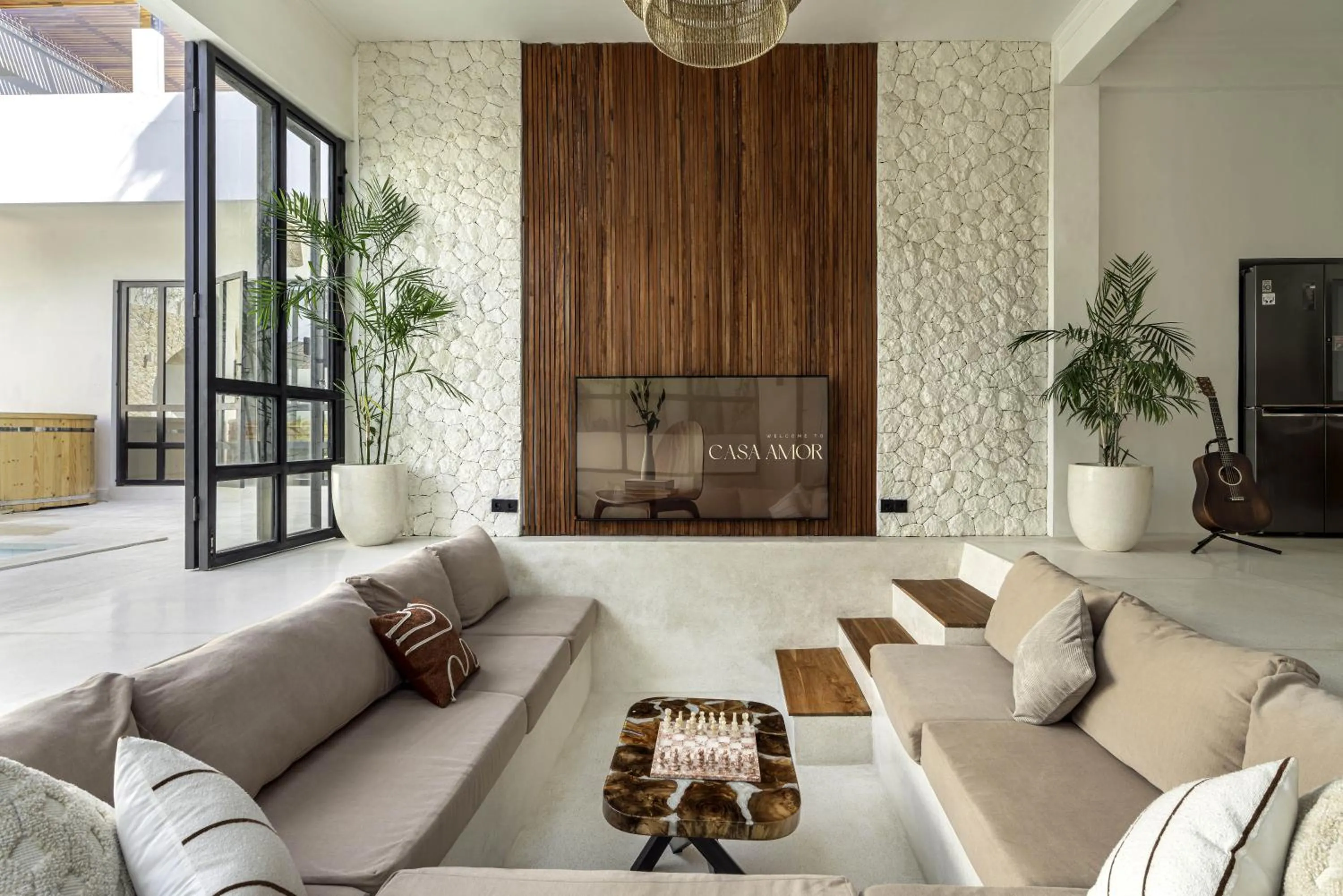 Living room in Casa Amor by GORO