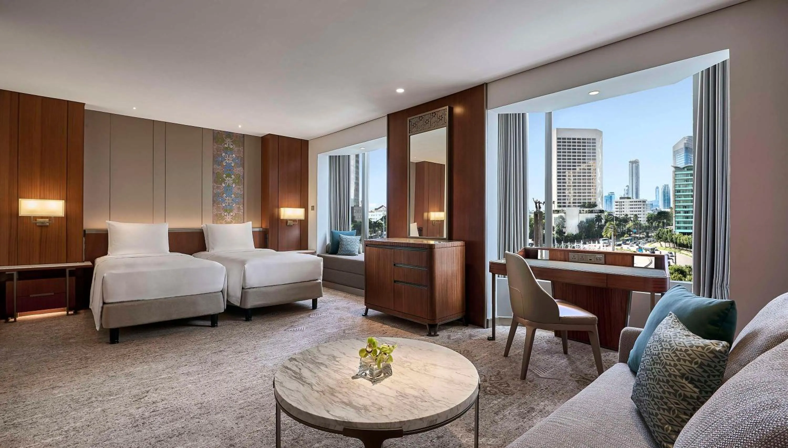 Bedroom, Bed in Grand Hyatt Jakarta