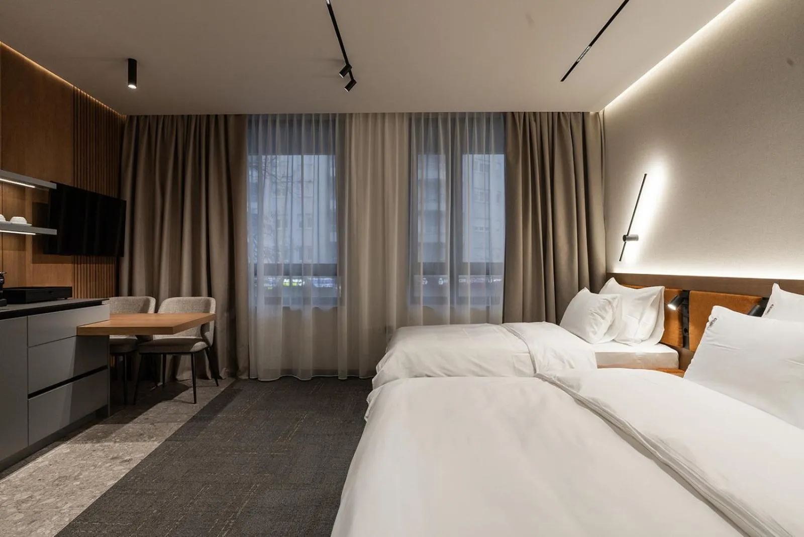 Bed in Garni Hotel Galeria