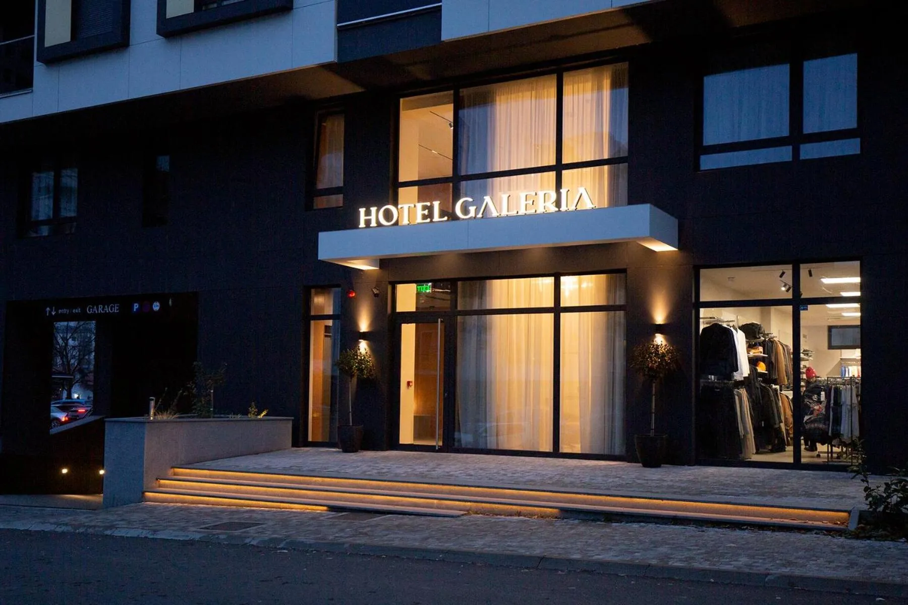 Property building in Garni Hotel Galeria