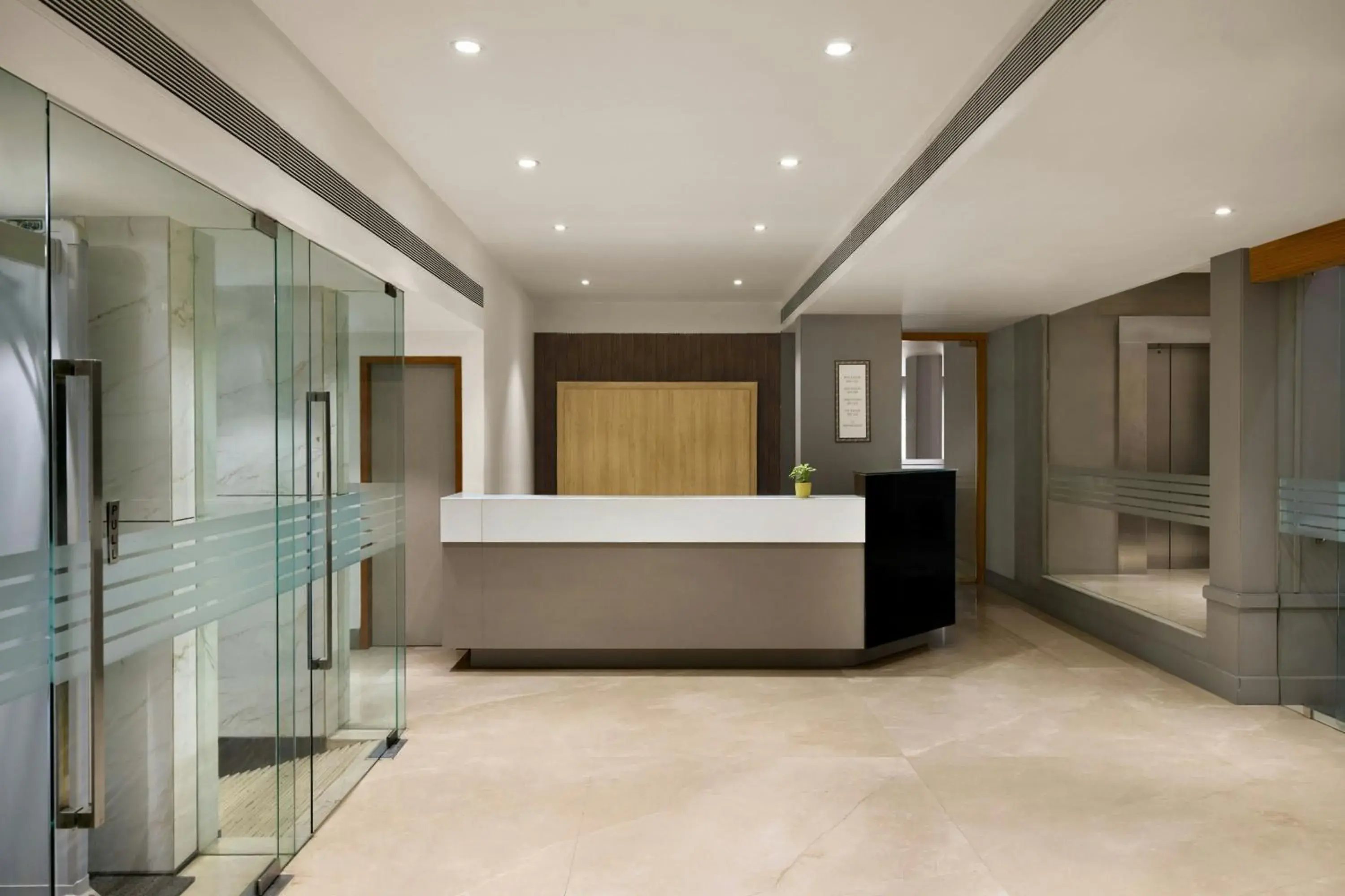 Lobby or reception in The Fern Residency Woodland, Pune, Series by Marriott Lobby or reception in The Fern Residency Woodland, Pune, Series by Marriott