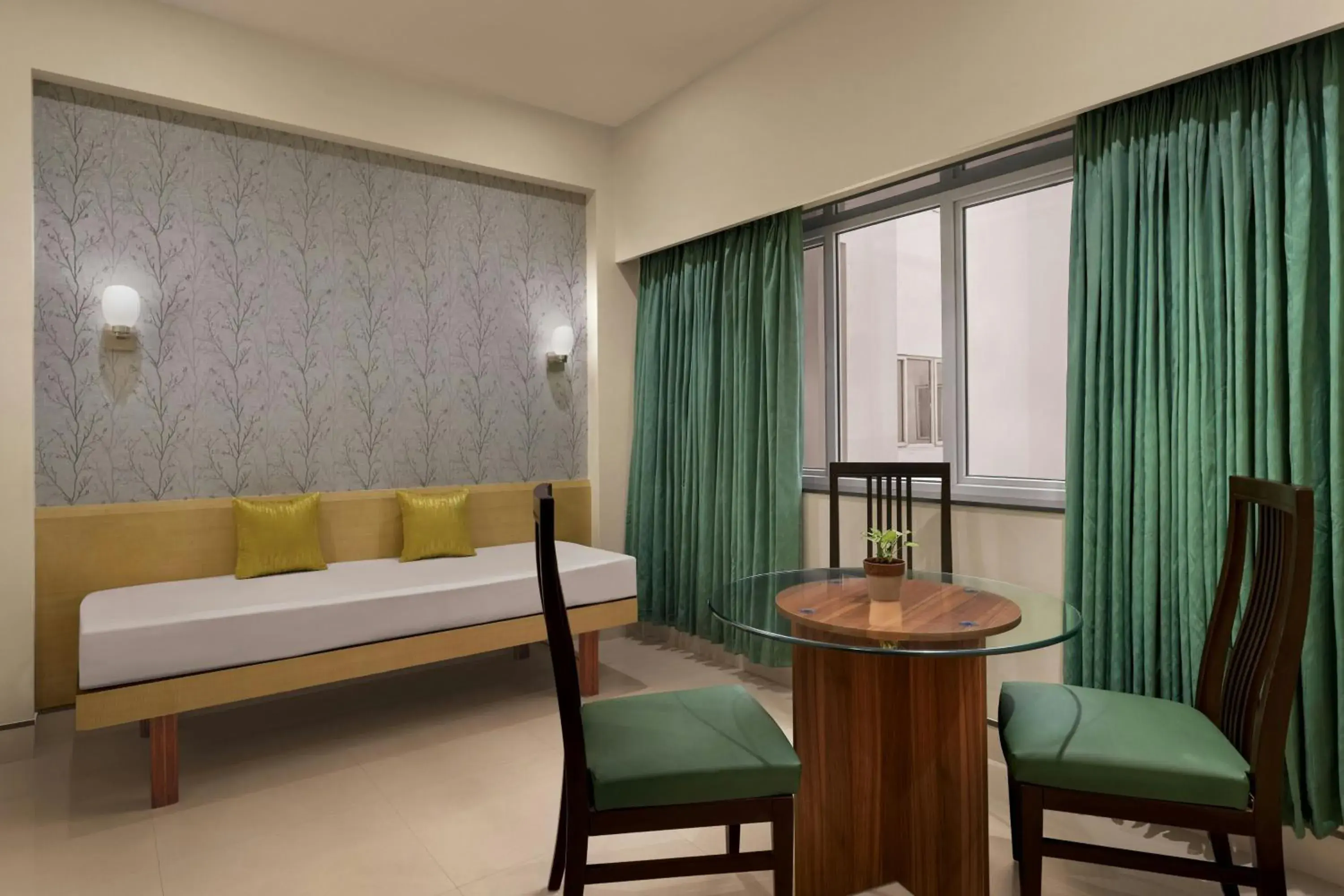 Living room, Bed in The Fern Residency Woodland, Pune, Series by Marriott Living room, Bed in The Fern Residency Woodland, Pune, Series by Marriott