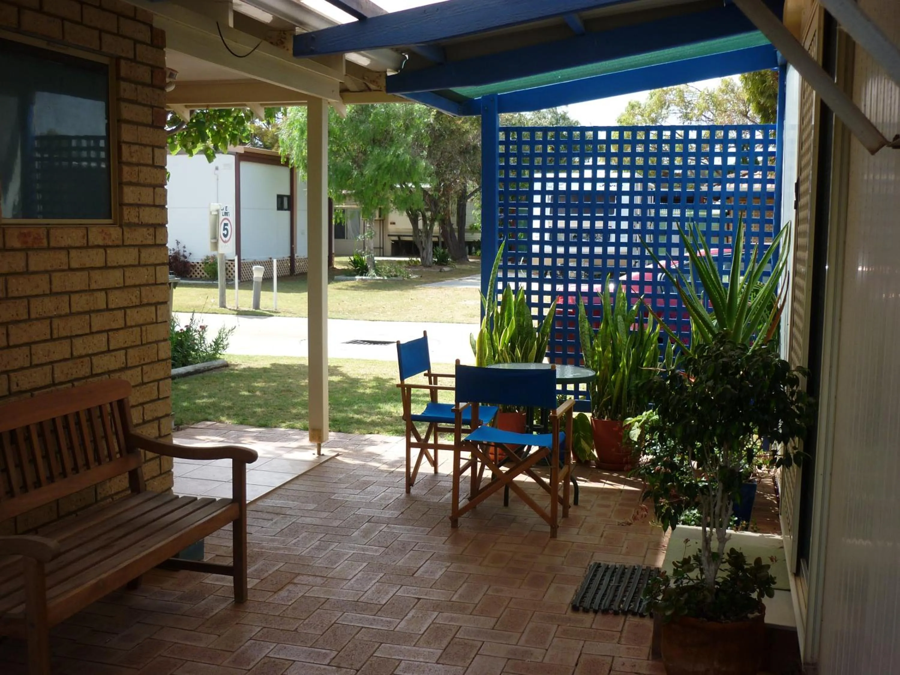 Patio in Leander Reef Holiday Park