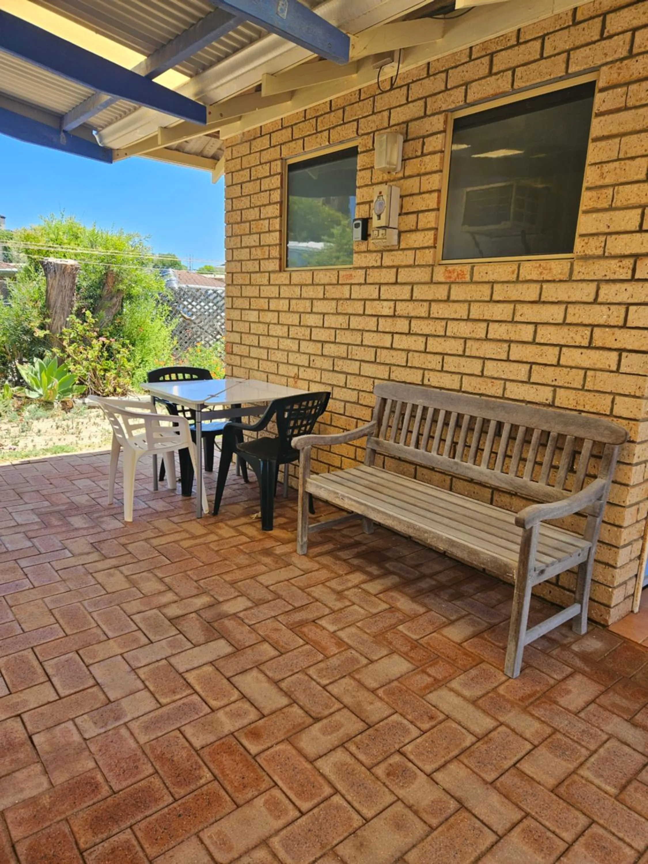 Patio in Leander Reef Holiday Park