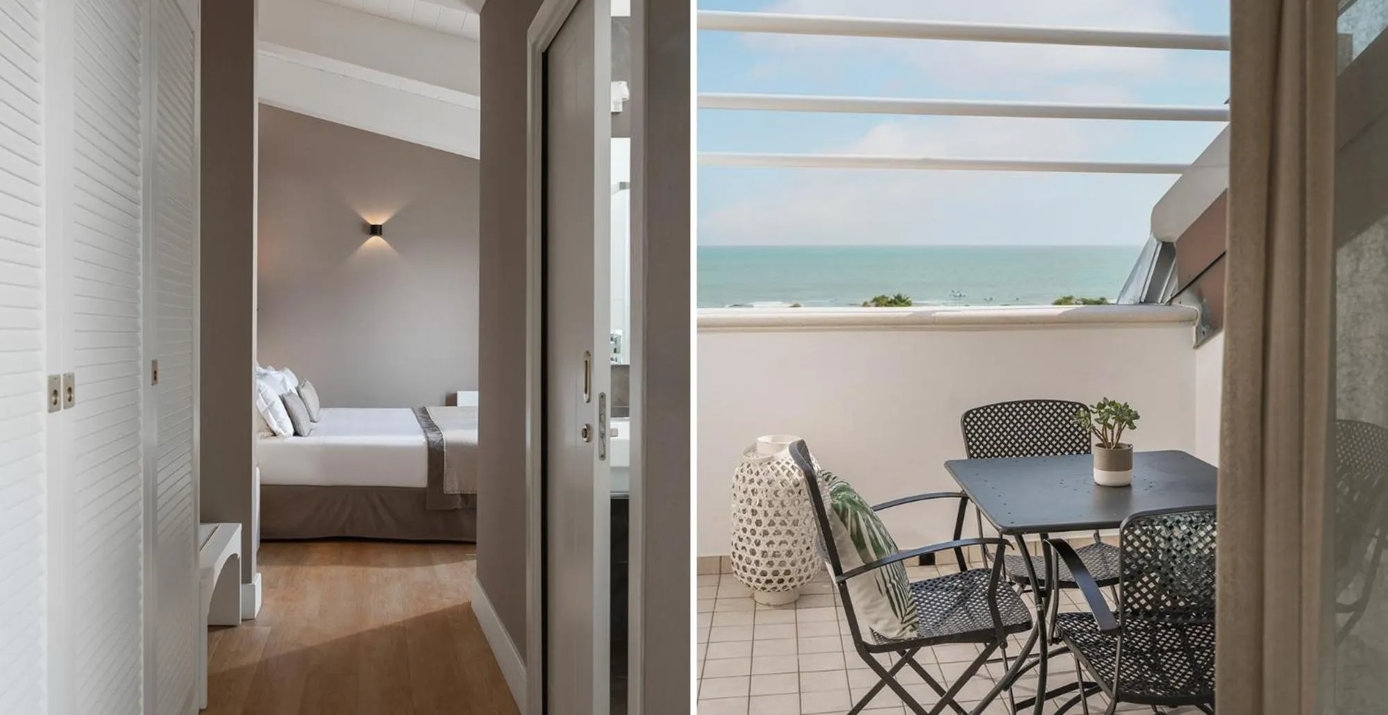 View (from property/room), Bed in Hotel Maestrale