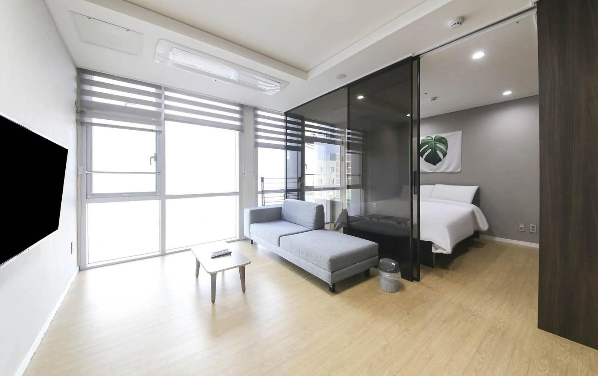 Photo of the whole room, Bed in The Hide City