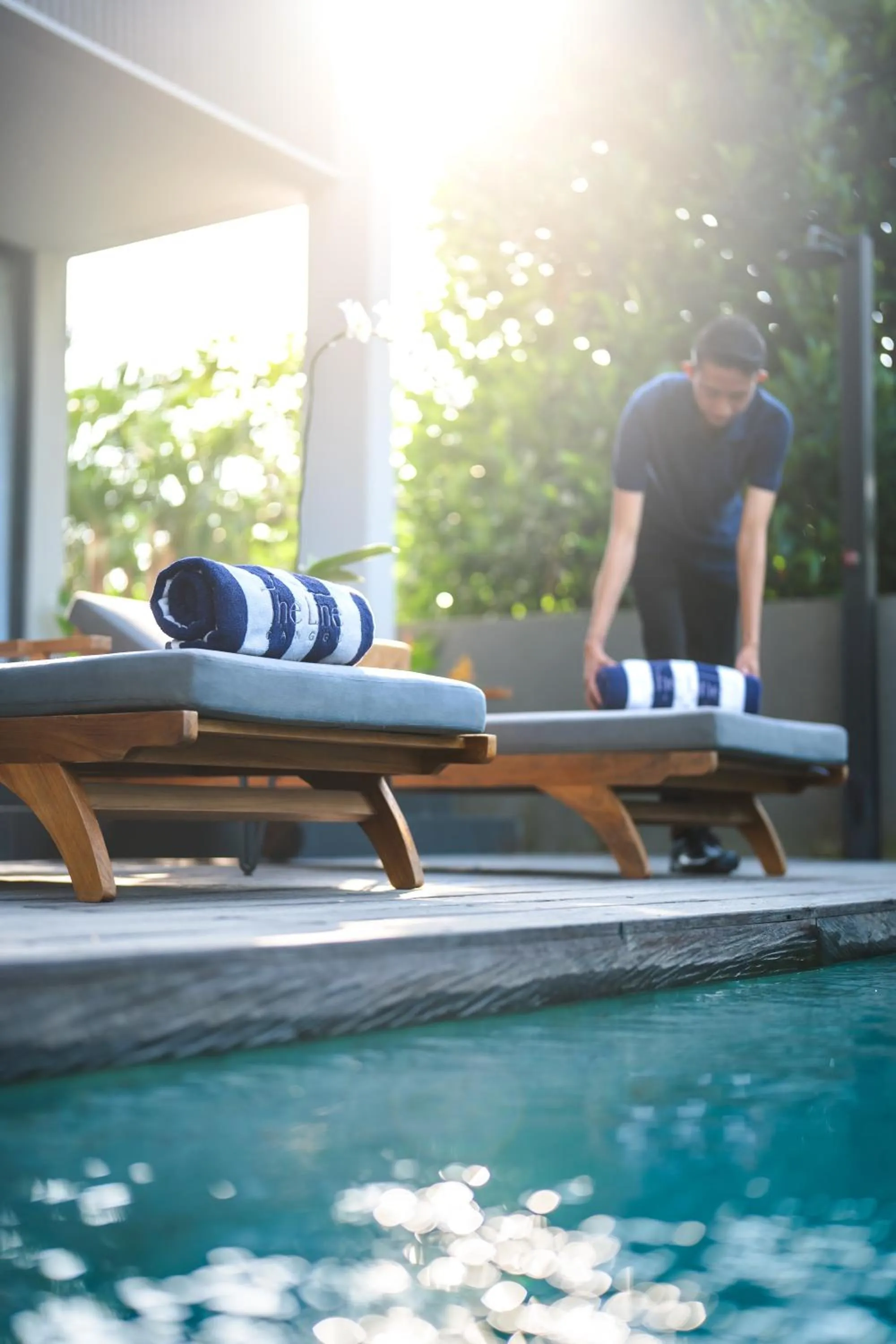 sunbed in The Line Canggu